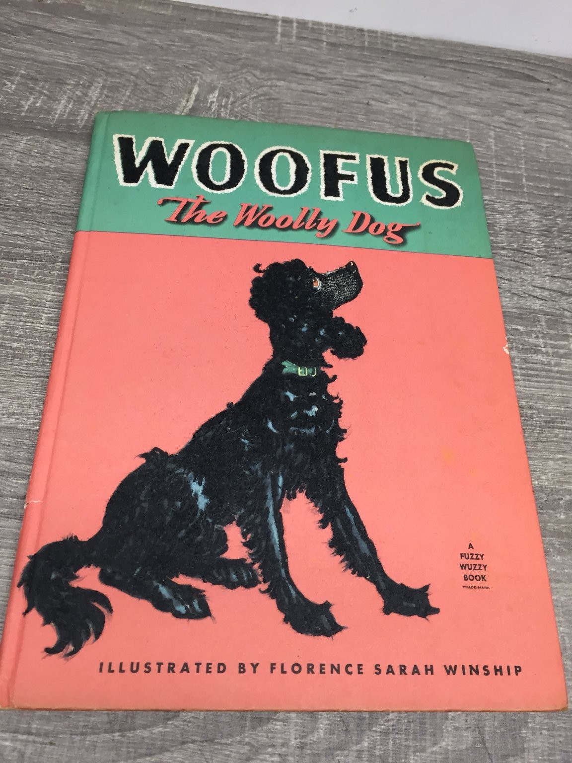 WOOFUS The Woolly Dog Jane Curry 1944 Whitman Illustrated Children’s Poodle