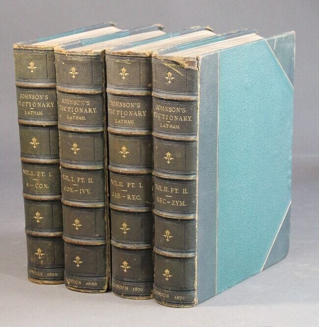 Samuel Johnson / dictionary of the English language By Robert Gordon Latham