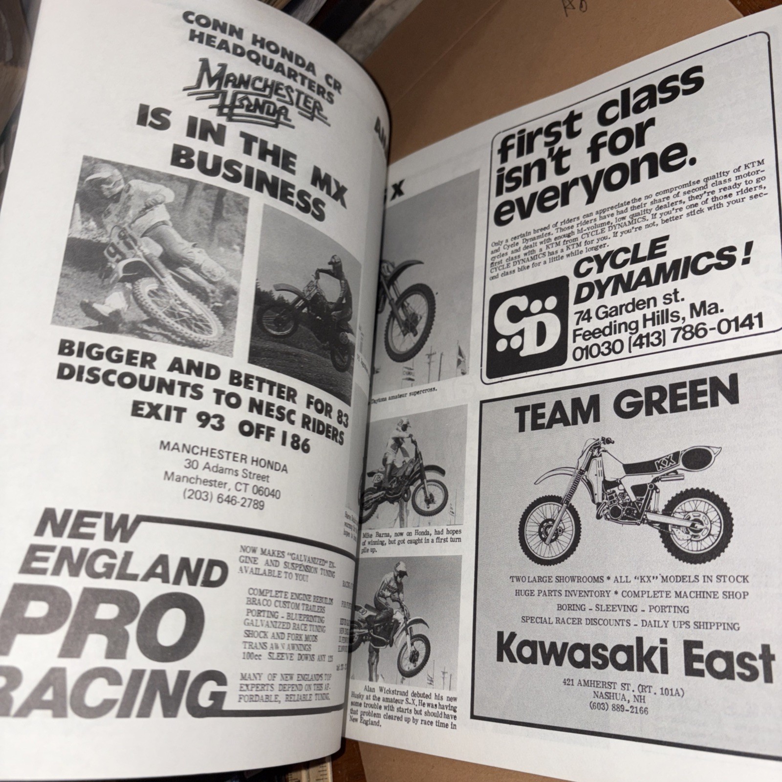 1983 Moto Sports New England Motorcycle Racing Atlanta Supercross Daytona SX