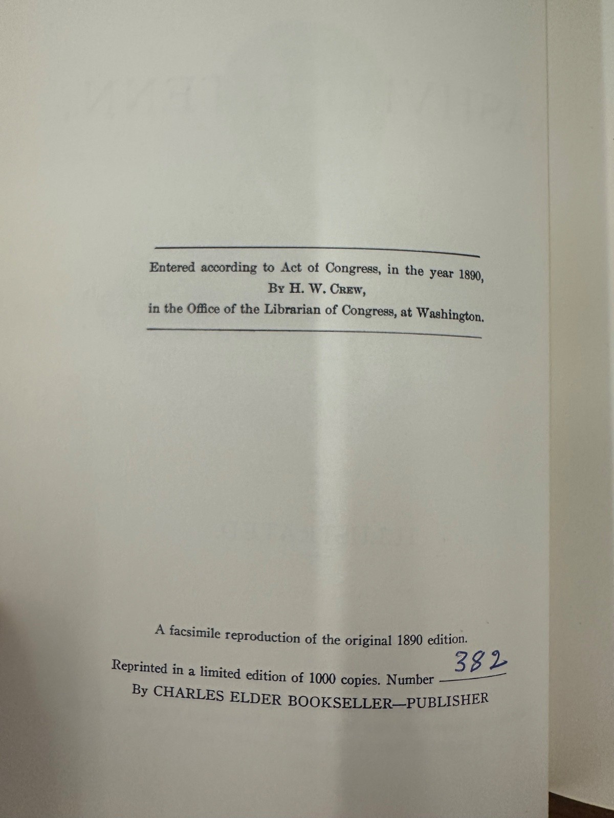 HISTORY OF NASHVILLE, TENNESSEE Charles Elder 1970 Facsimile of 1890 Ed #382
