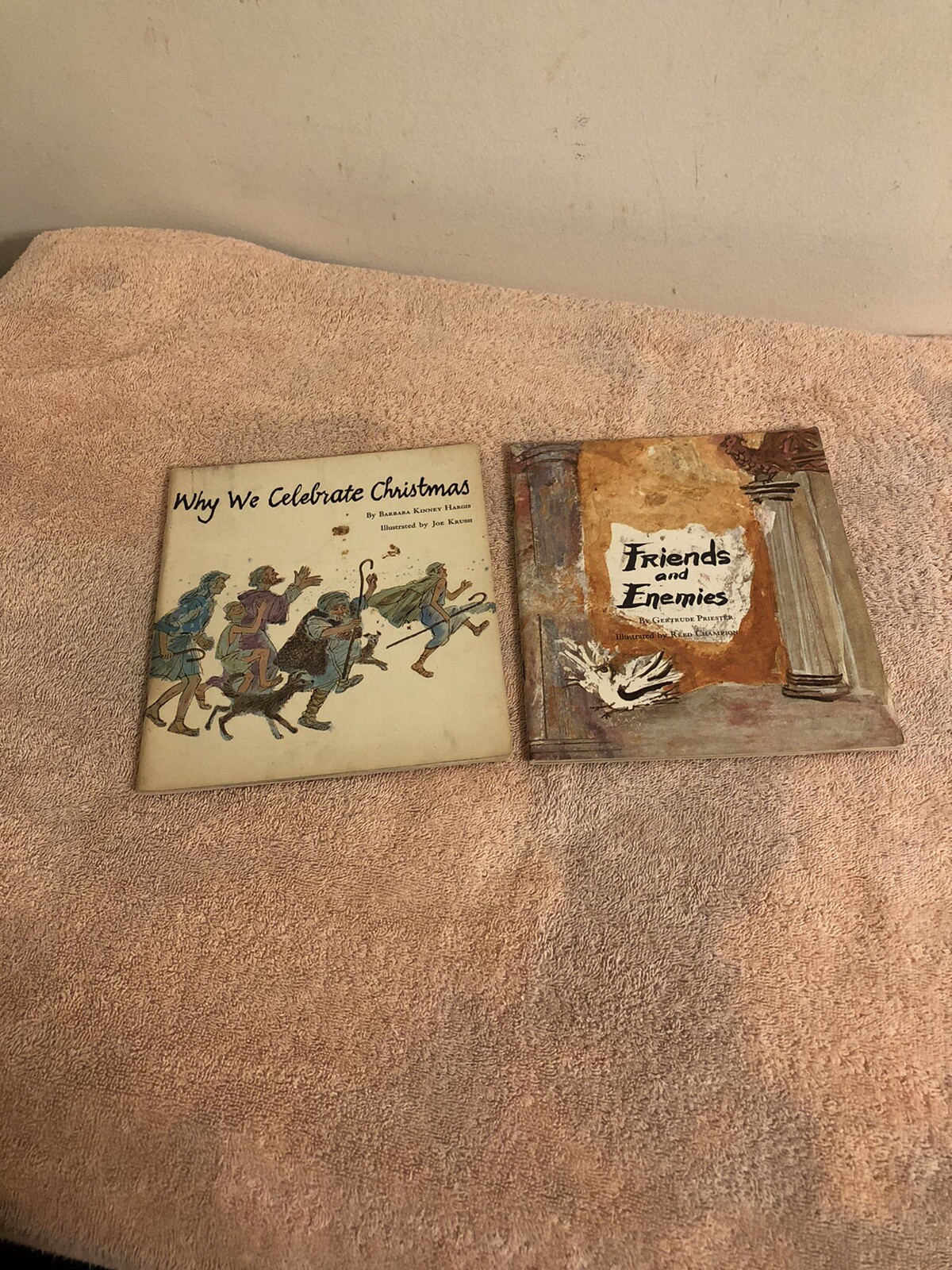 Vintage 1963 United Church Press Lot Of 2 Children’s Faith Stories Books