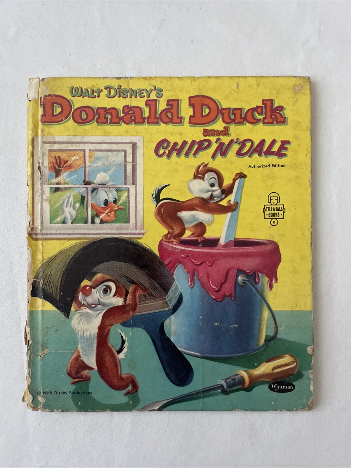 VG 1954 Tell a Tale Donald Duck and Chip ‚N‘ Dale By Stan Walsh