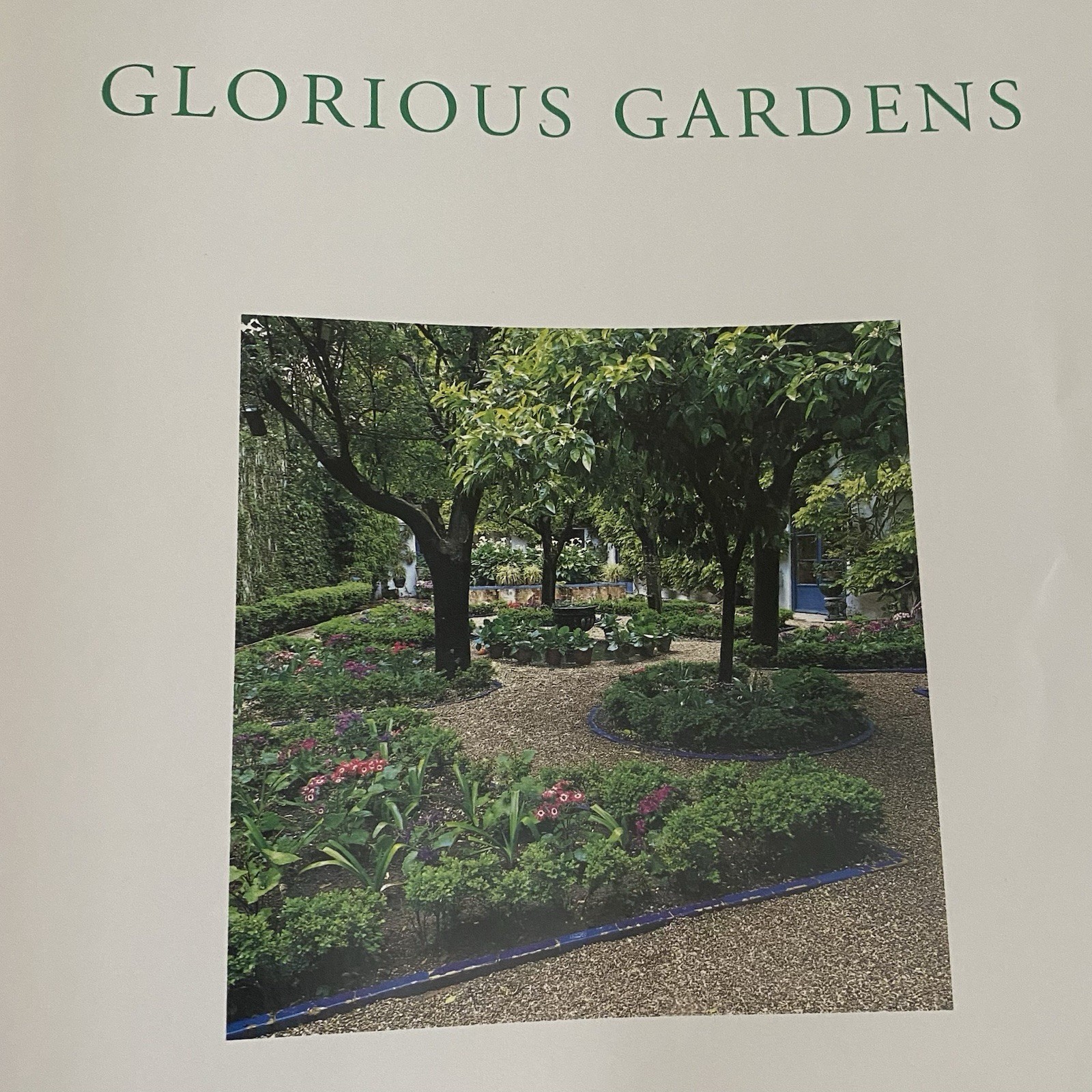 „Glorious Gardens“ Roundtable Press Leather Bound HC Jaqueline Heriteau Book