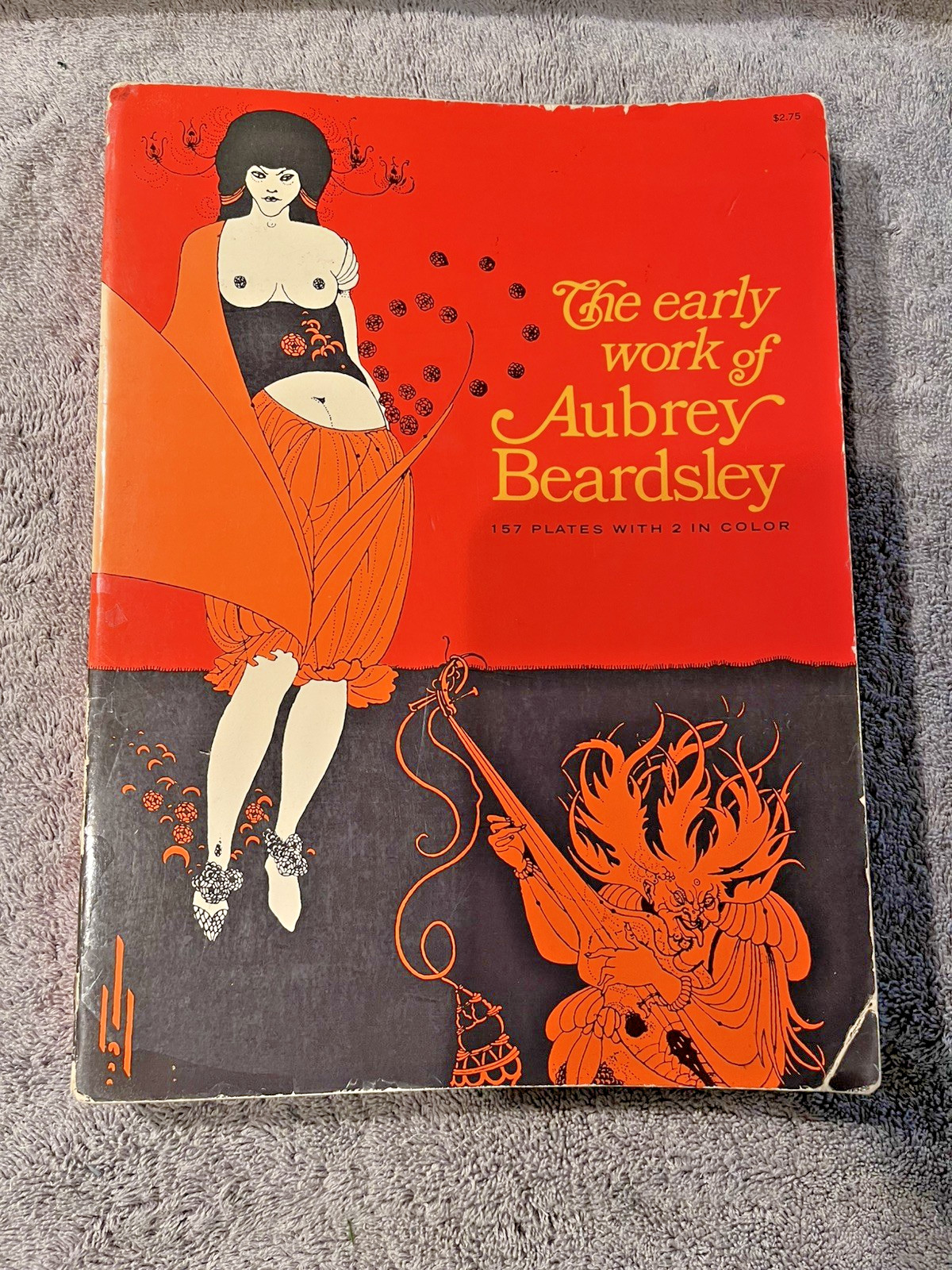 The Early Work of Aubrey Beardsley 157 plates 2 In Colour 1967 Vintage Art Book