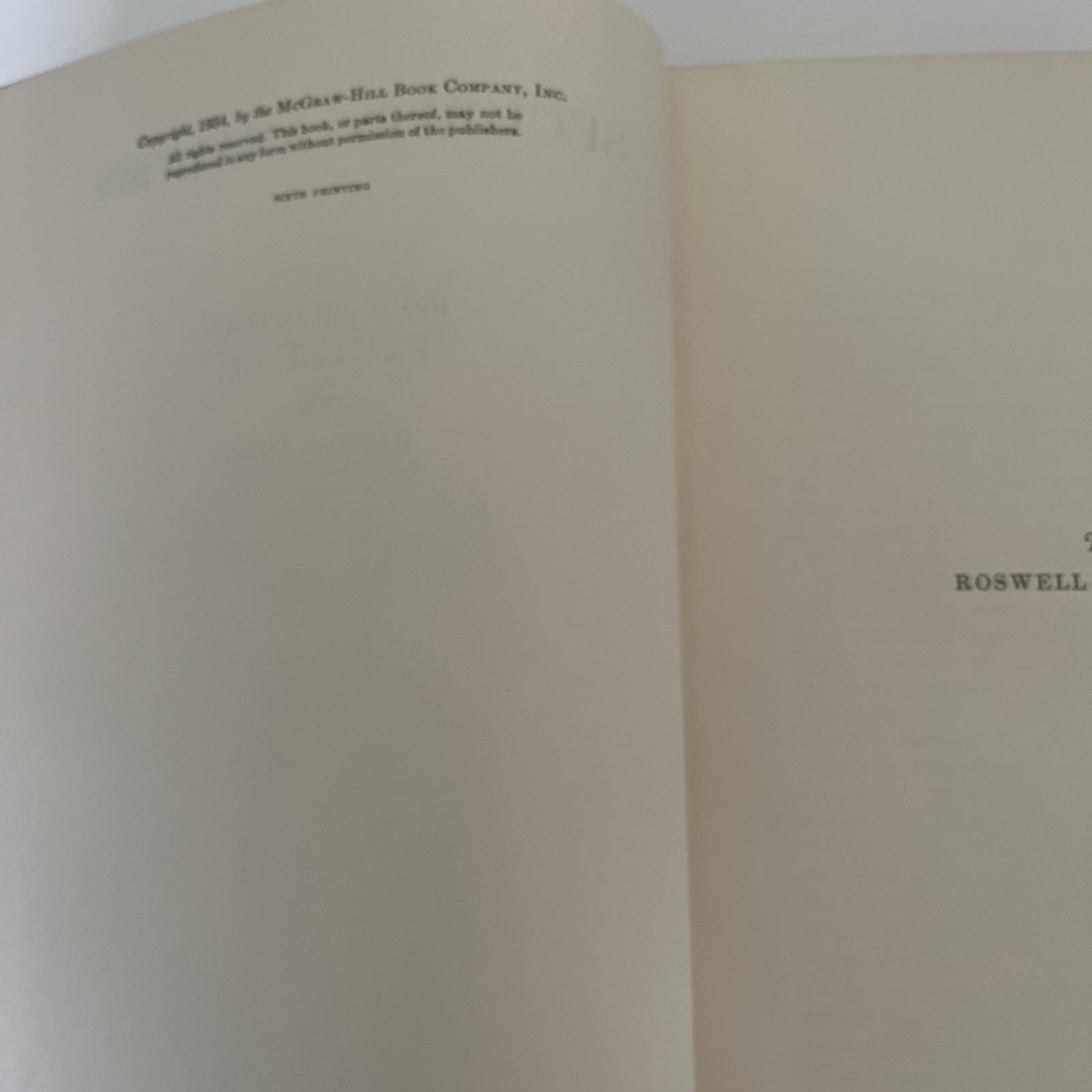 Security Analysis – Graham & Dodd – 1934 – 1st Edition 6th Impression