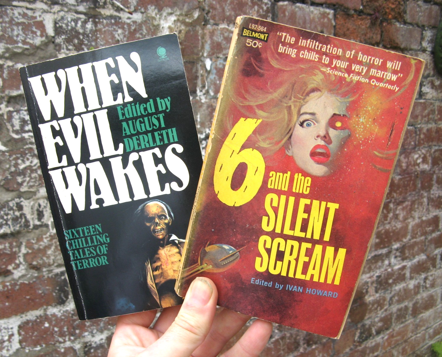 1963 6 and the Silent / 1977 When Evil Wakes- Horror Sci Fi philip k dick