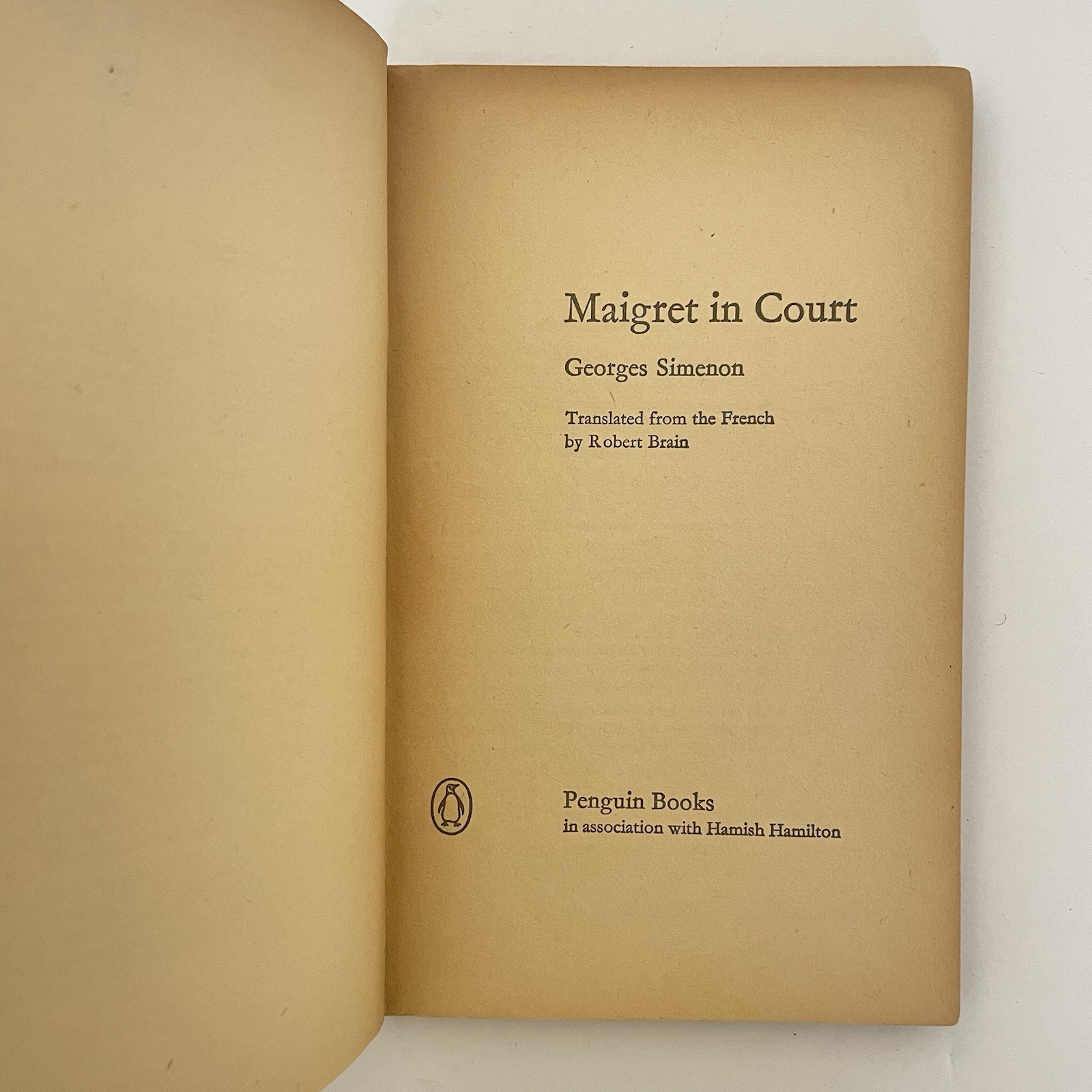 GEORGES SIMENON Maigret Collection Vintage Penguin Paperbacks 1963/65 – 11 Books