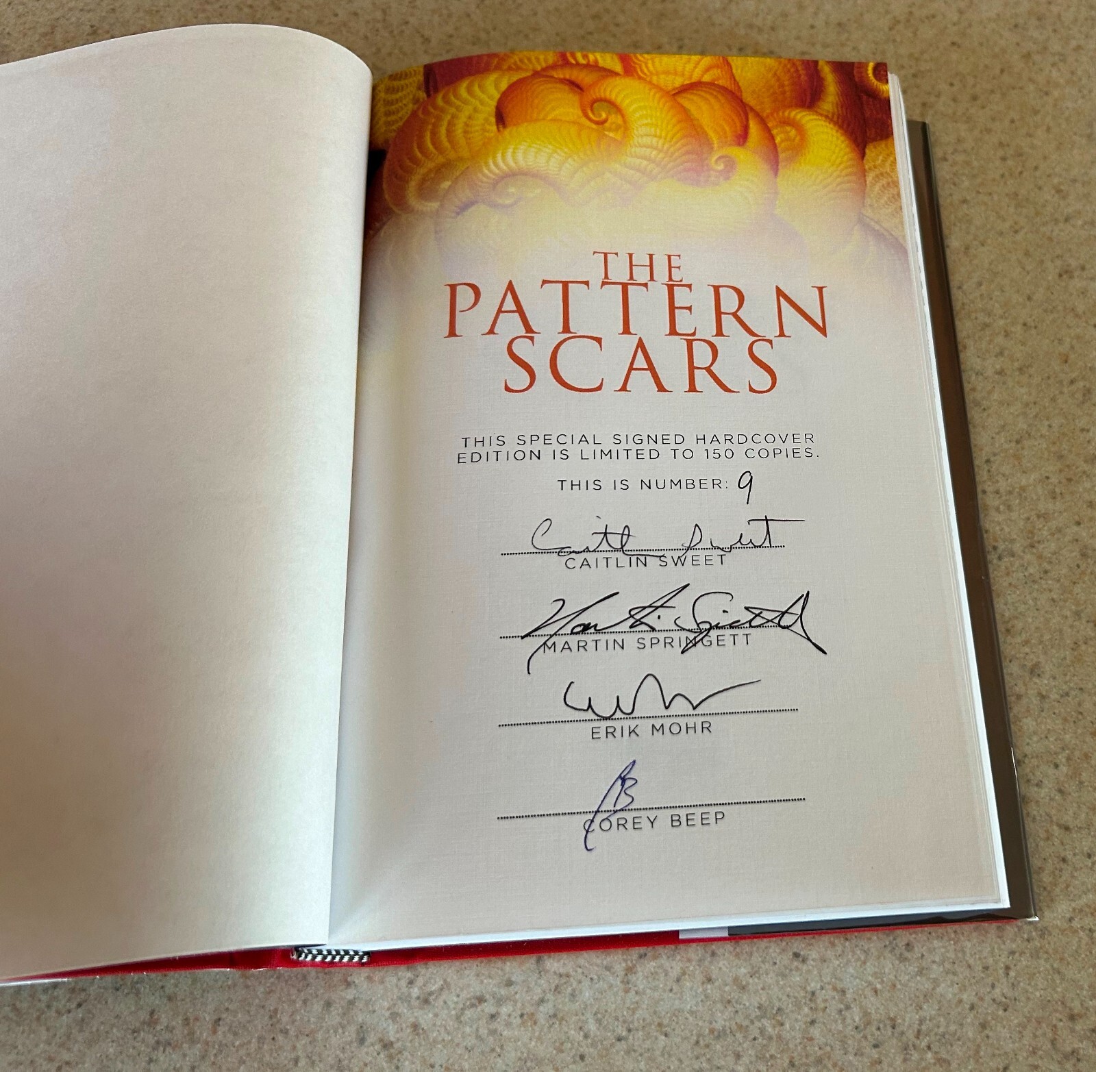 Caitlin SWEET — The Pattern Scars (Chizine) — SIGNED X 4 Limited to 150 HC