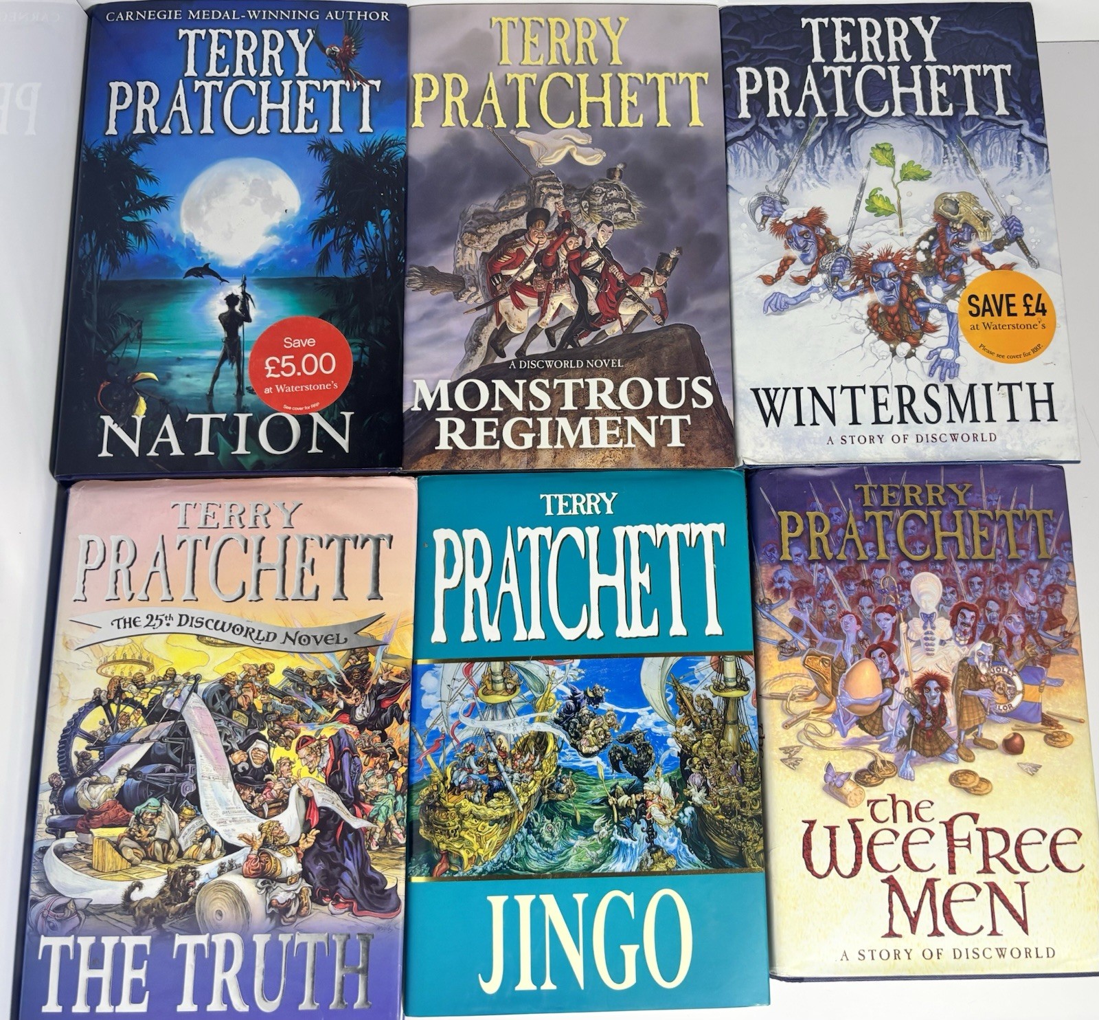 Terry Pratchett Hardback Book Bundle x 7 Discworld