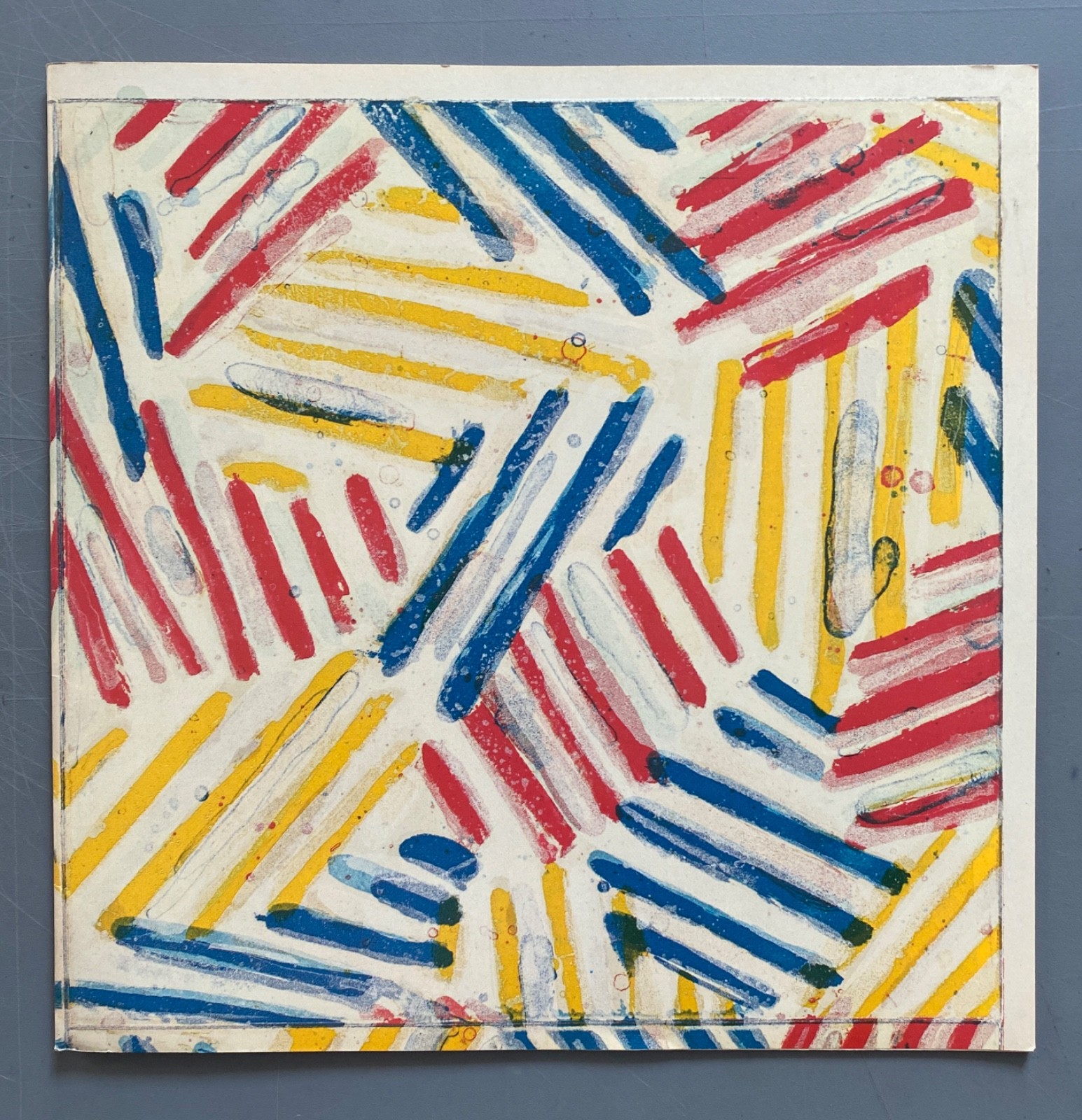 rare JASPER JOHNS 6 Lithographs after Untitled (1977) book Gemini Barbara Rose
