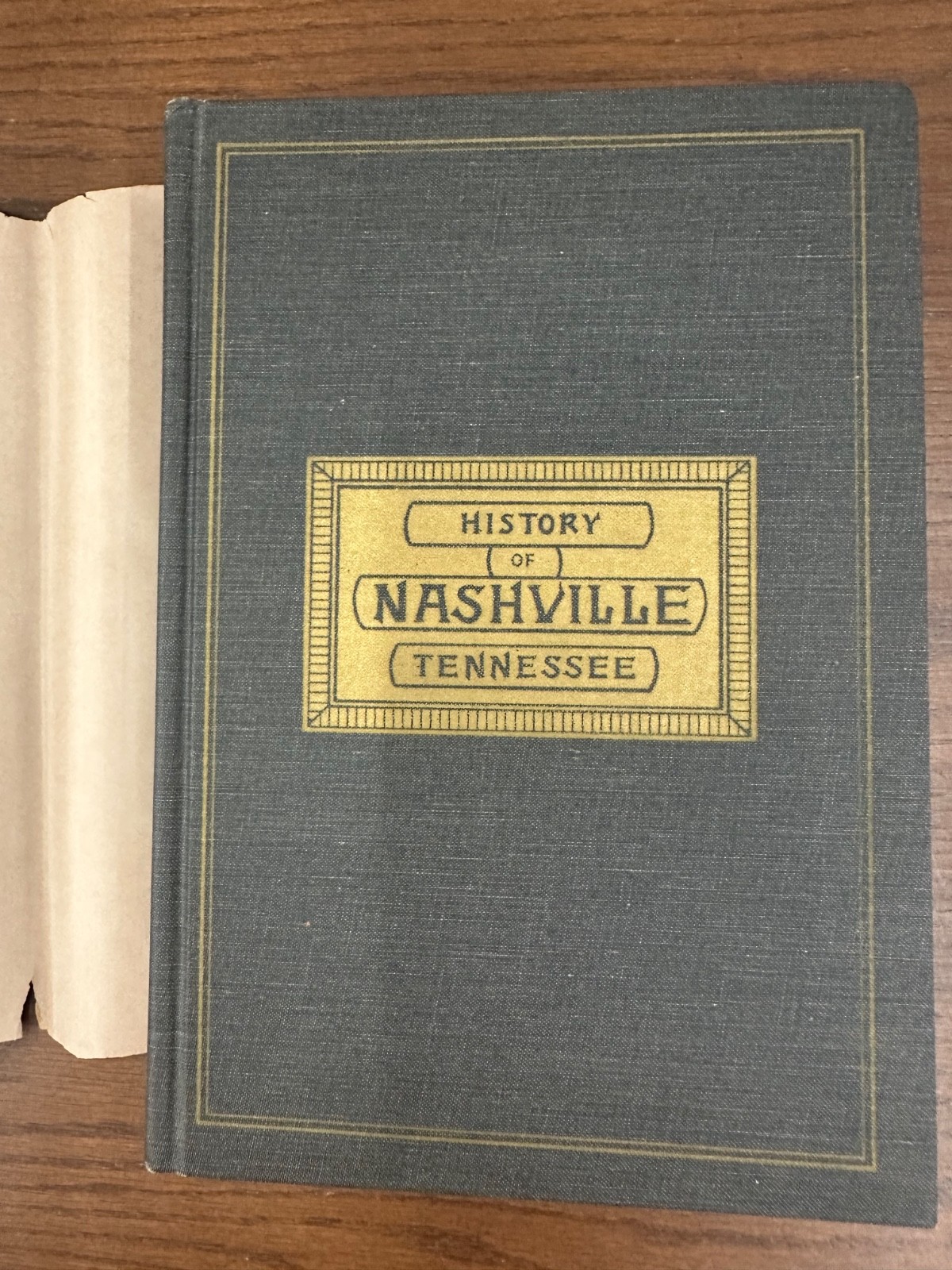 HISTORY OF NASHVILLE, TENNESSEE Charles Elder 1970 Facsimile of 1890 Ed #382