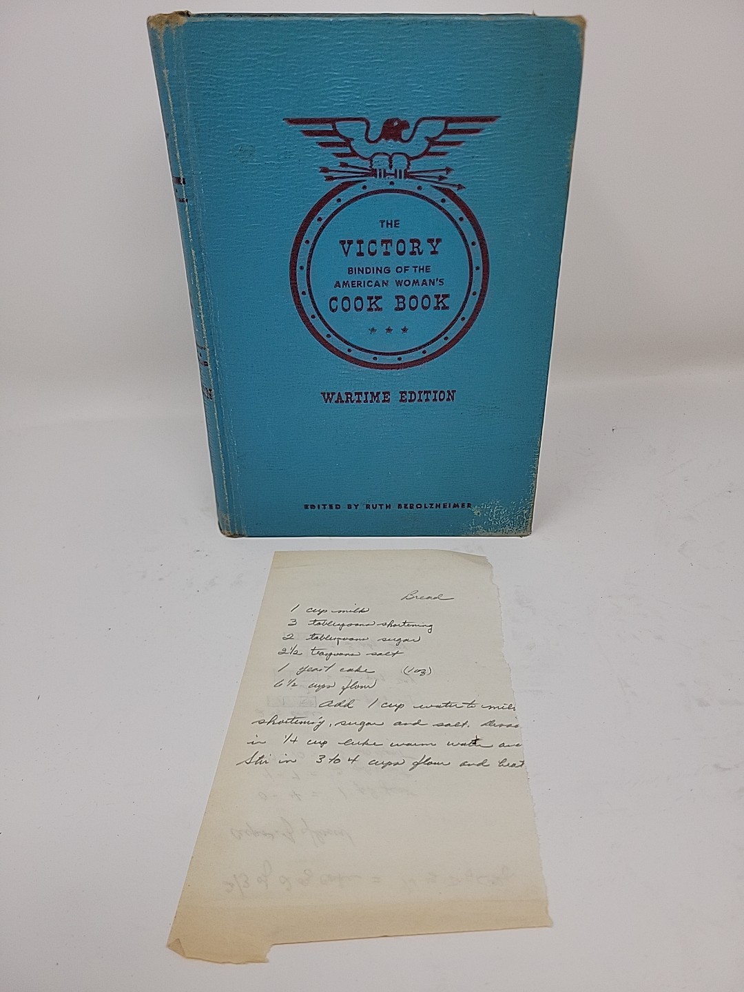 The Victory Binding of the American Woman’s Cook Book Wartime Edition 1942