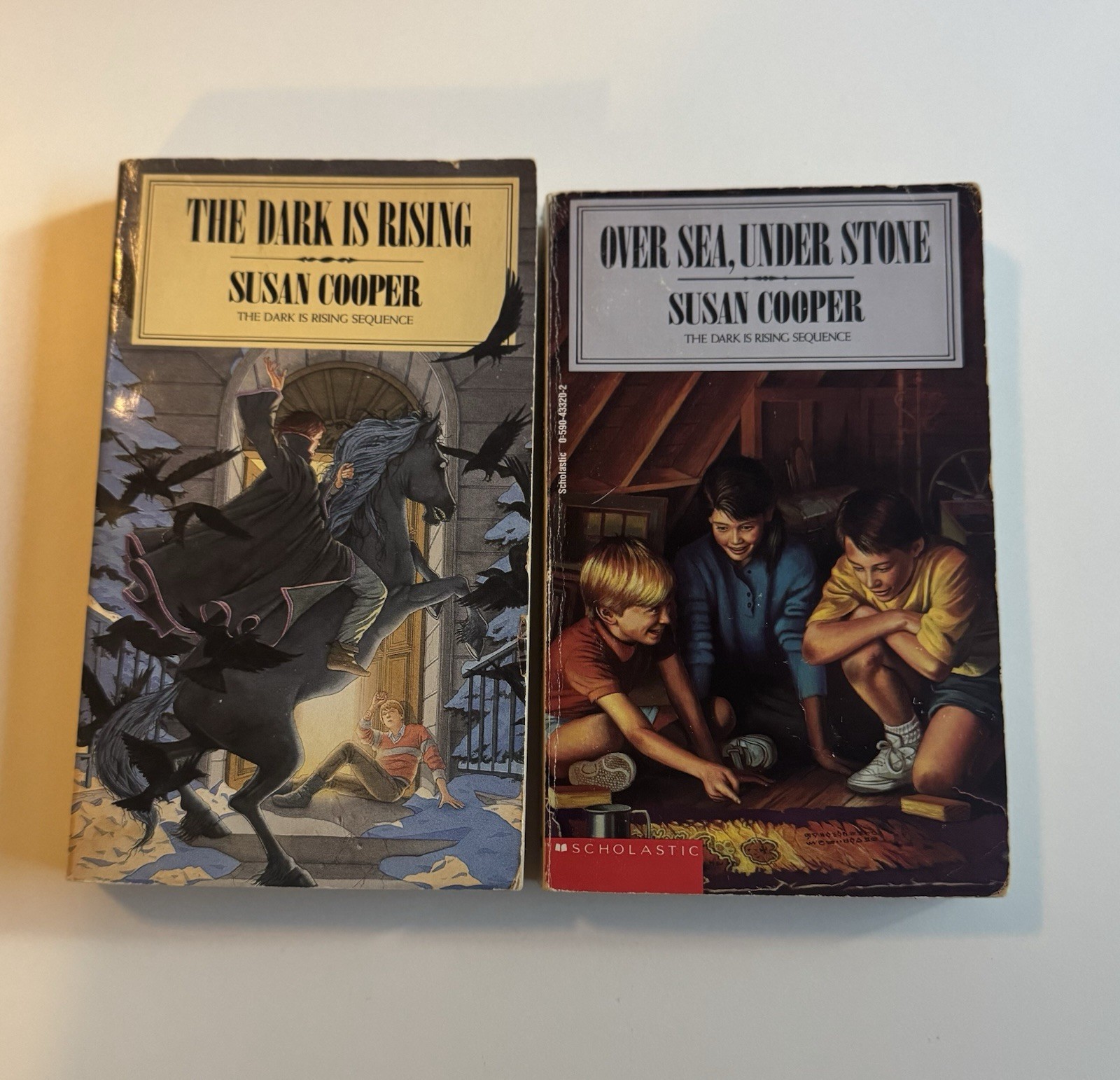 Susan Cooper Dark Is Rising Series Books 1 & 2 PB Set Vintage Fantasy Over Sea