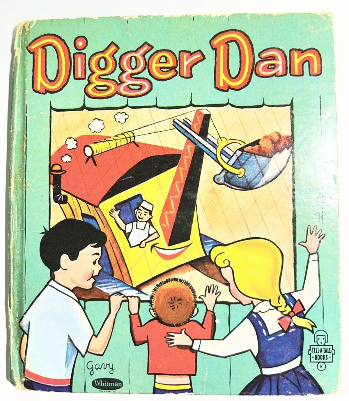 Vintage Digger Dan 1953 Whitman Tell-a-Tale Book #2615:15