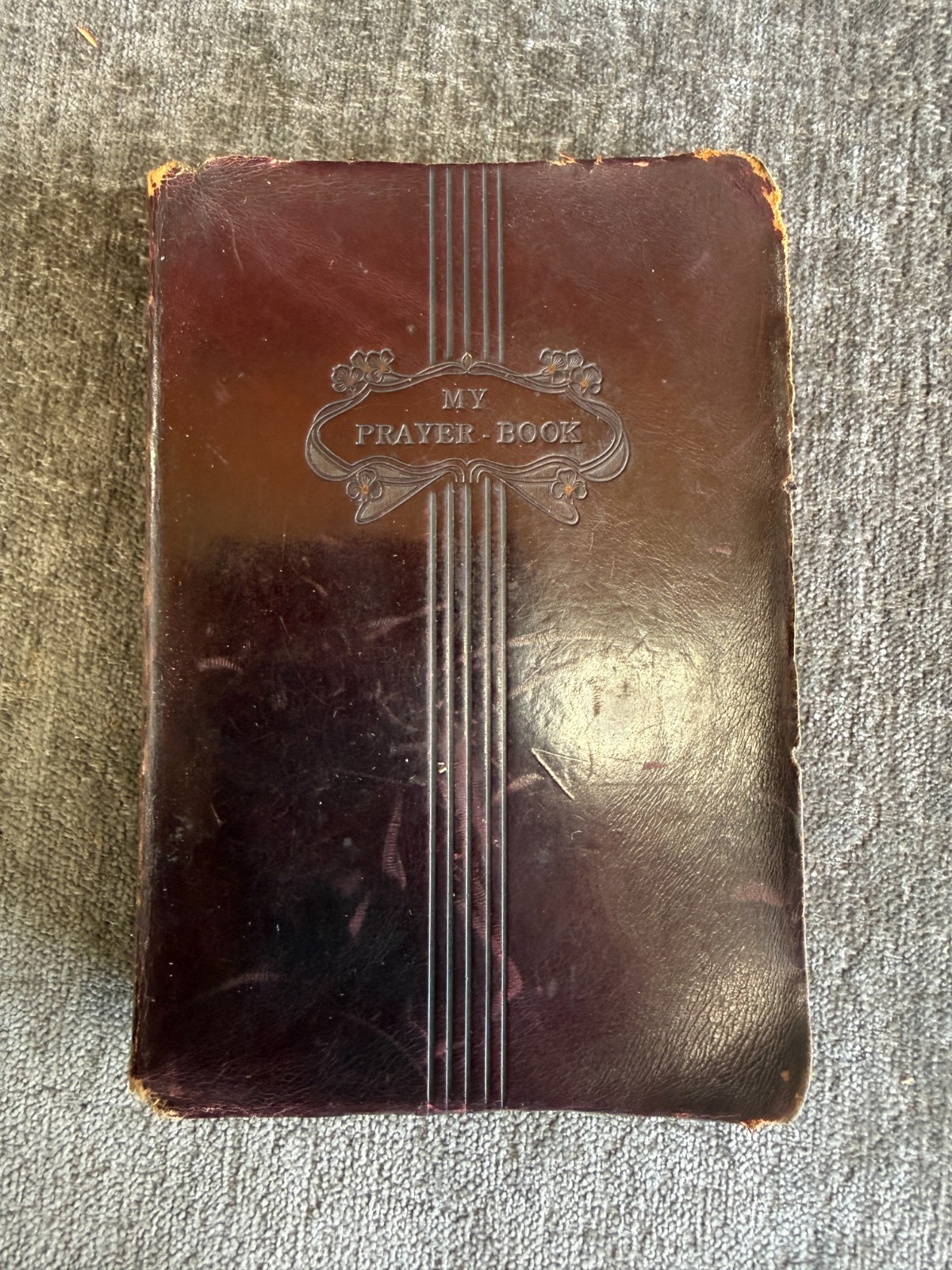 Antique 1908 My Prayer Book Rev F X Lasance Benziger Bros Leather Catholic 1909