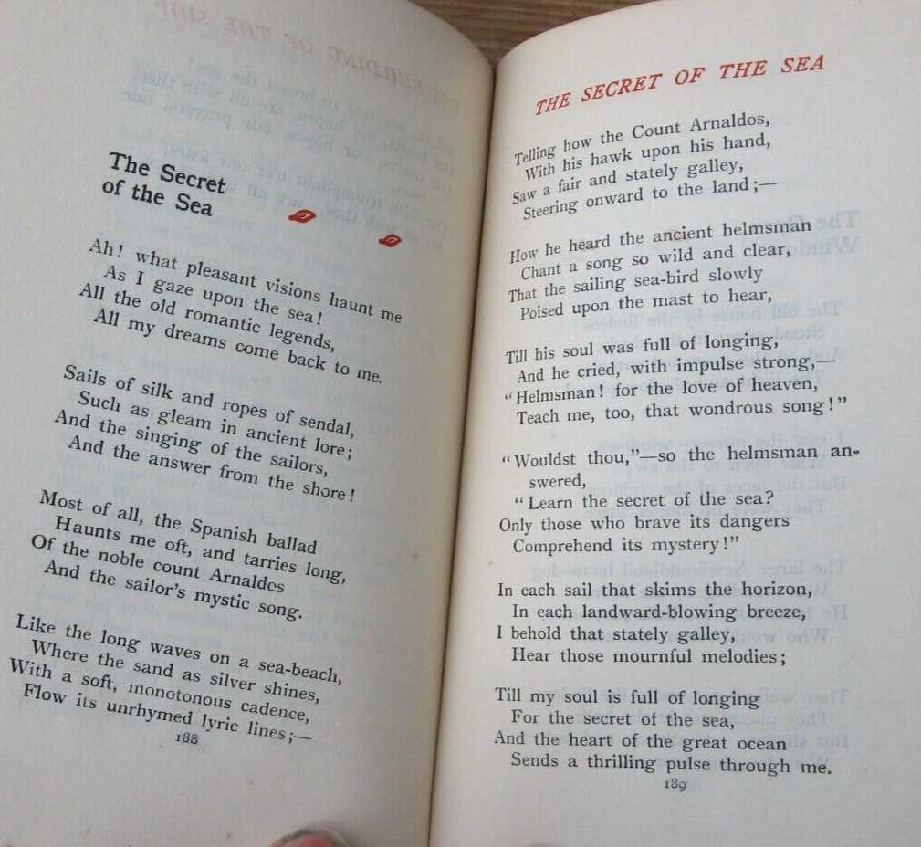 1908 Poems- Henry Longfellow Talwin Morris Leather