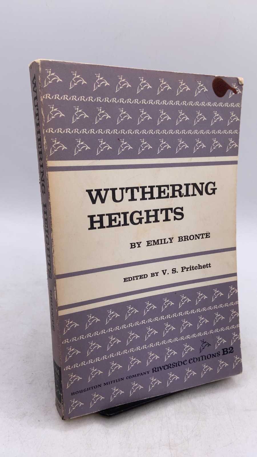 Wuthering Heights Emily Brontë Paperback Riverside Editions B2 1956