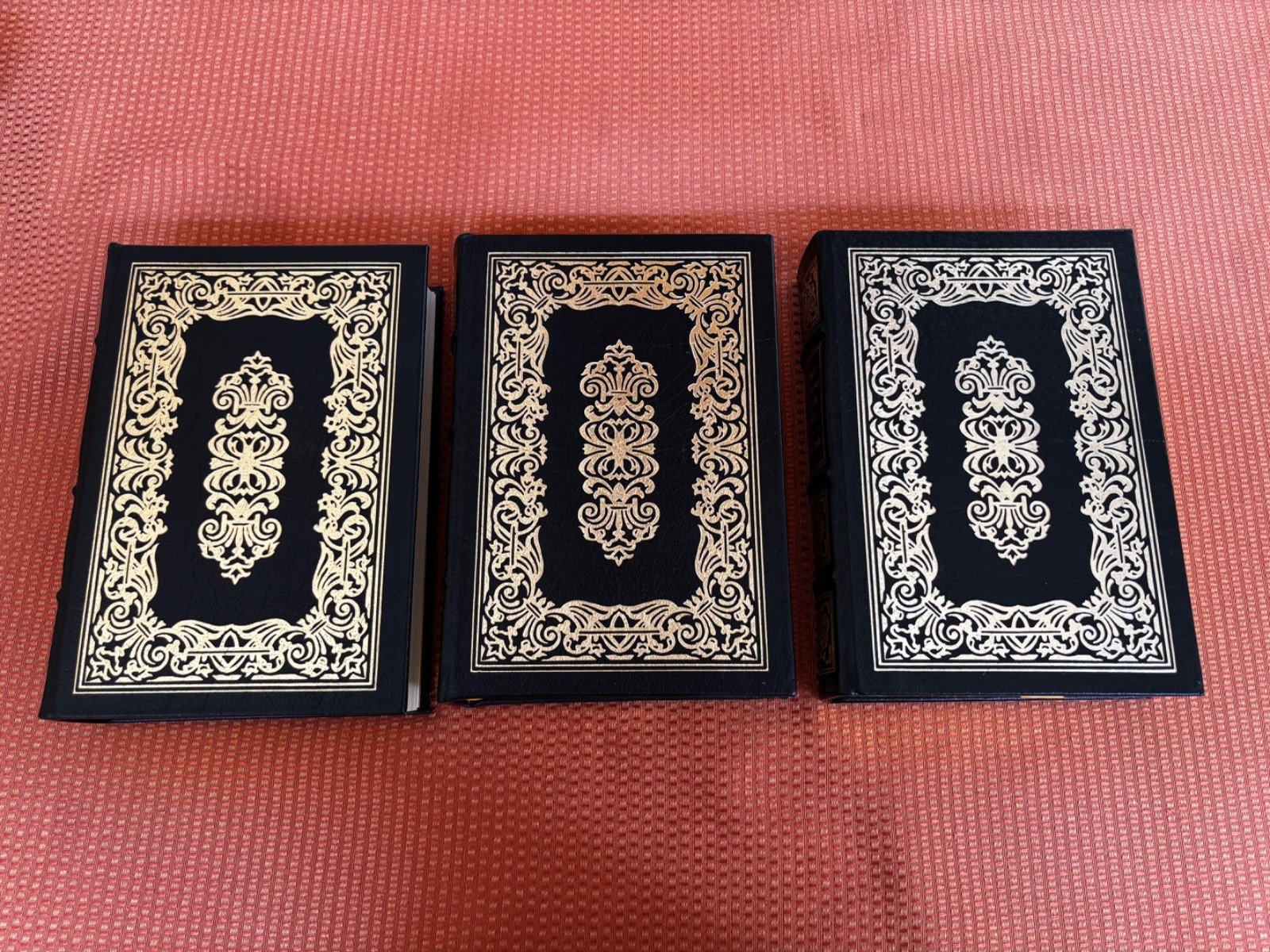 Complete Sherlock Holmes Easton Press 3 volumes A.C. Doyle 1995 Leather Mint