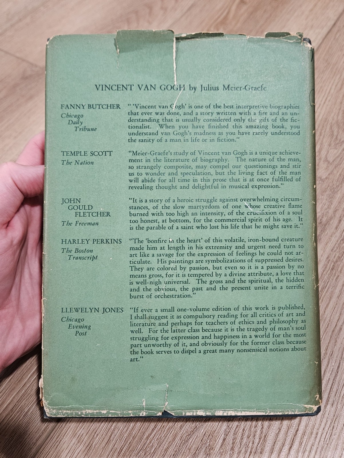 Vincent Van Gogh: A Biographical Study, by Julius Meier-Graefe, 1933 HC DJ