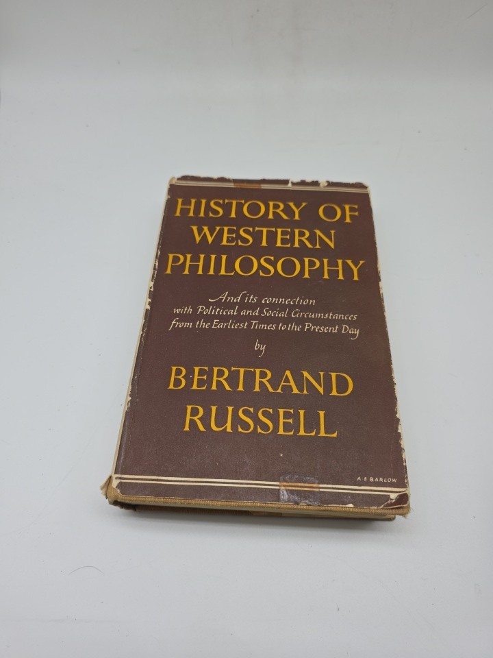 History of Western Philosophy Bertrand Russell 1954 Allen & Unwin Early Printing