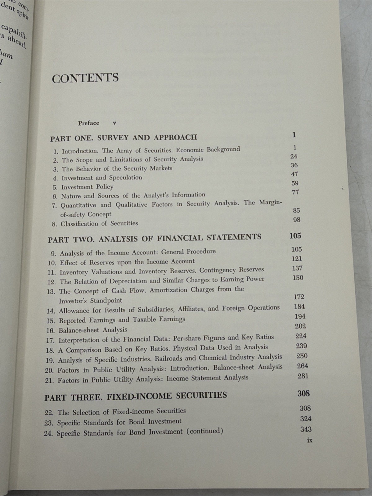 Security Analysis Principles and Technique Benjamin Graham Fourth Edition