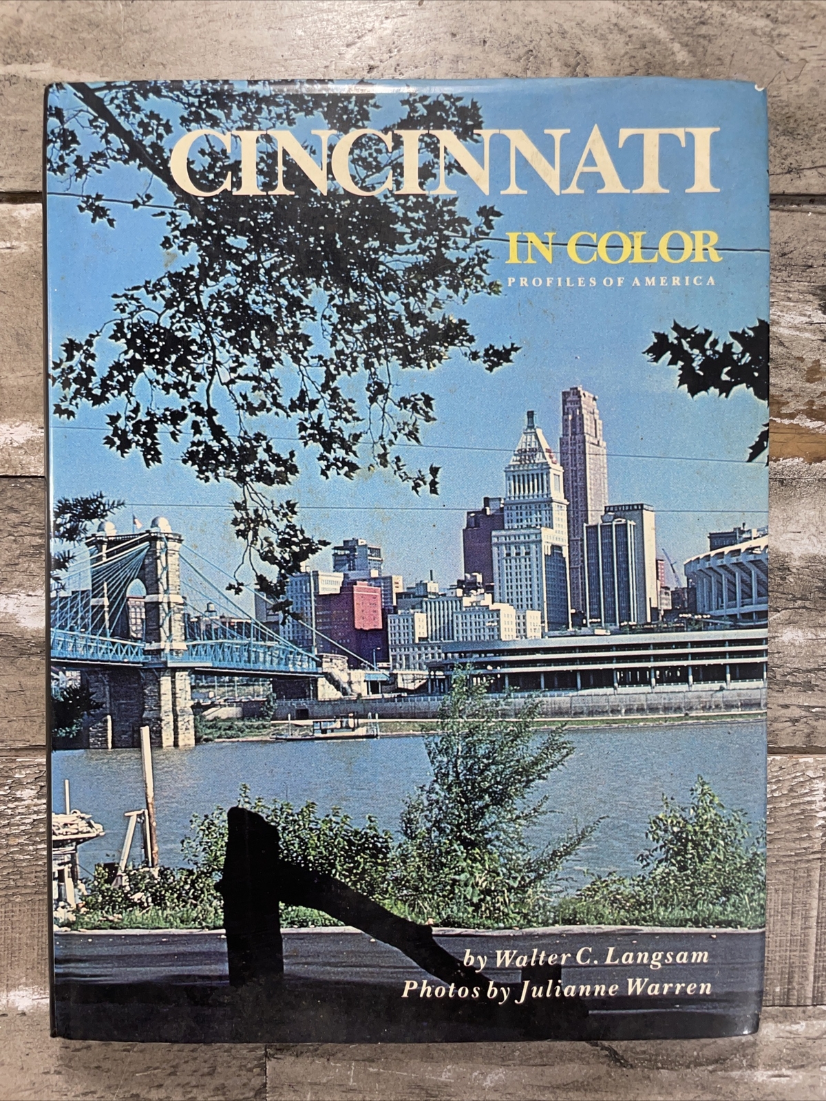 1979 Vintage State History/Photos „Cincinnati in Color“ Illustrated