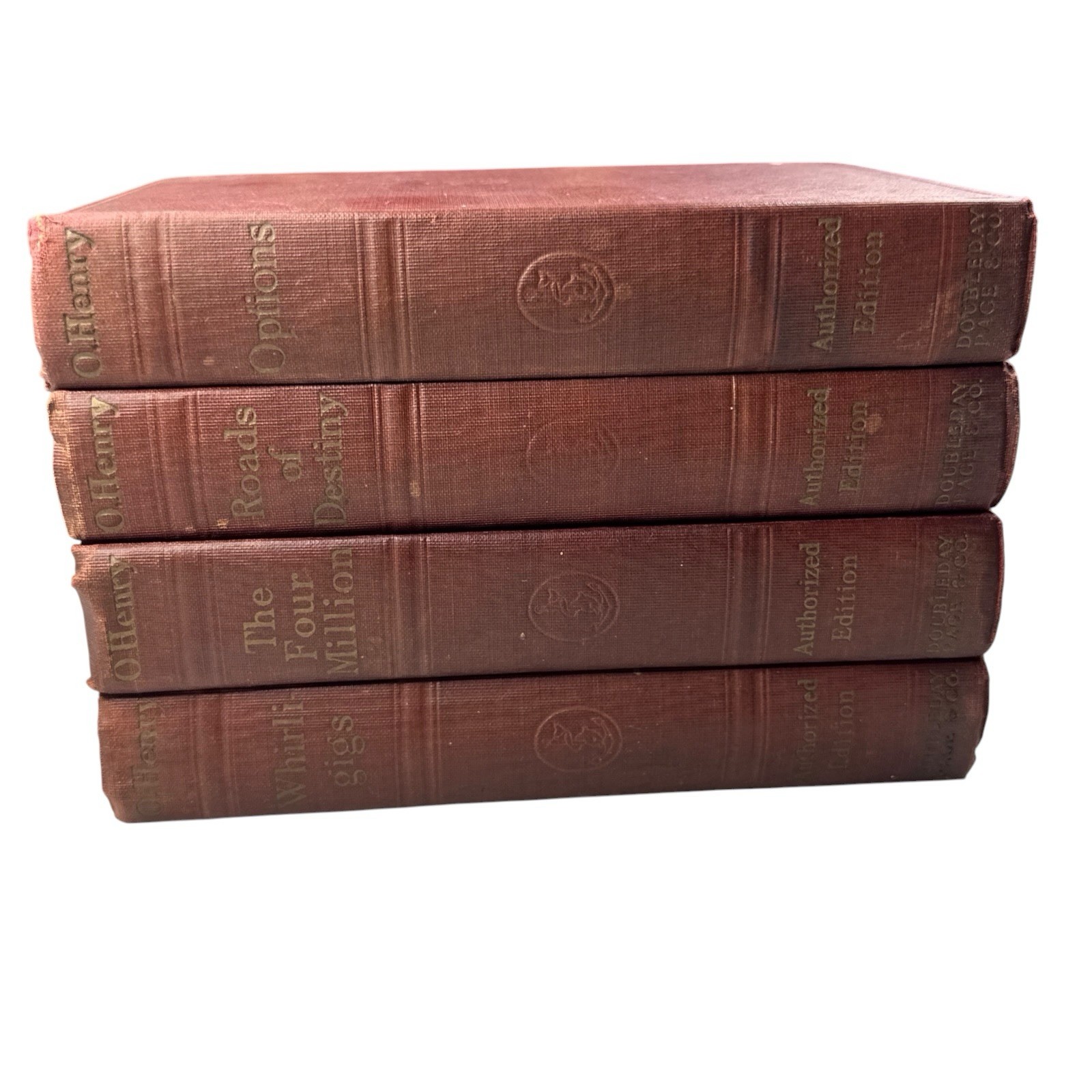 Set Of 4 Vintage O. Henry Books – Options Roads Of Destiny – Doubleday