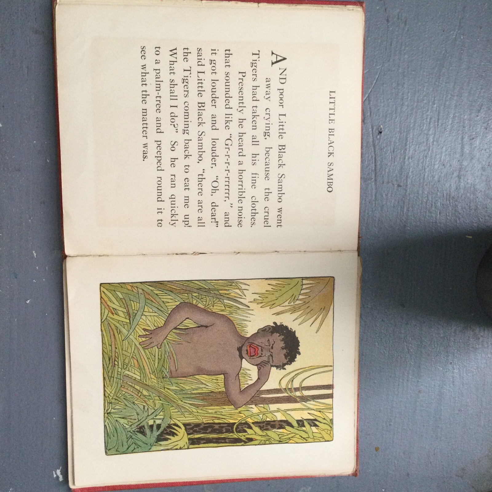 FIRST ED. 1919 HARDCOVER THE LITTLE BLACK SAMBO 24 Colored Illustrations HC