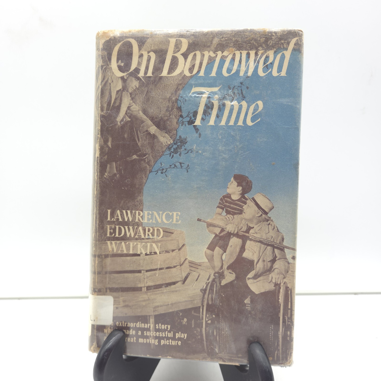 Rare 1939 On Borrowed Time Lawrence Edward Watkin HC DJ Sun Dial Press VG/G