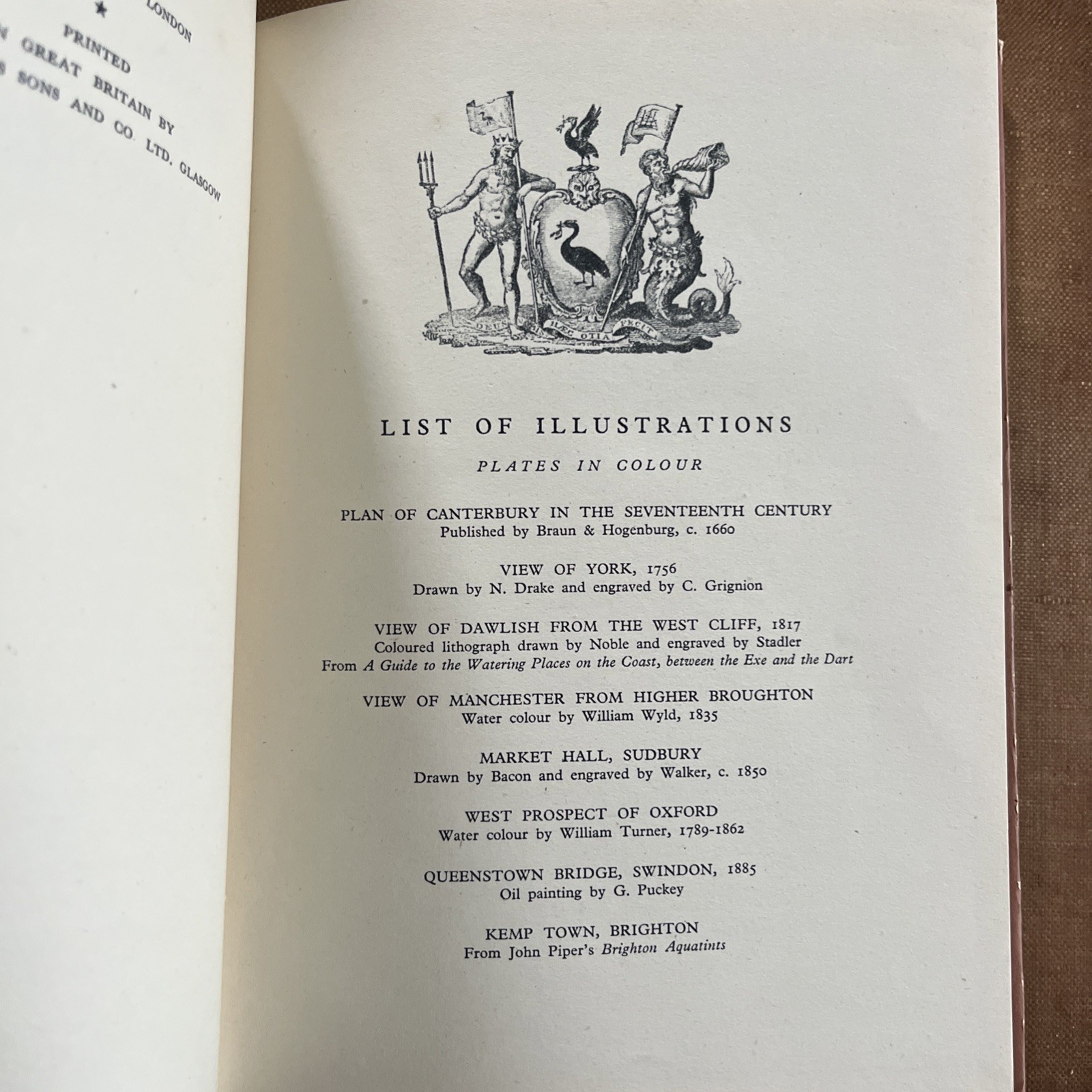 English Cities & Small Towns – John Betjeman 1943 HB