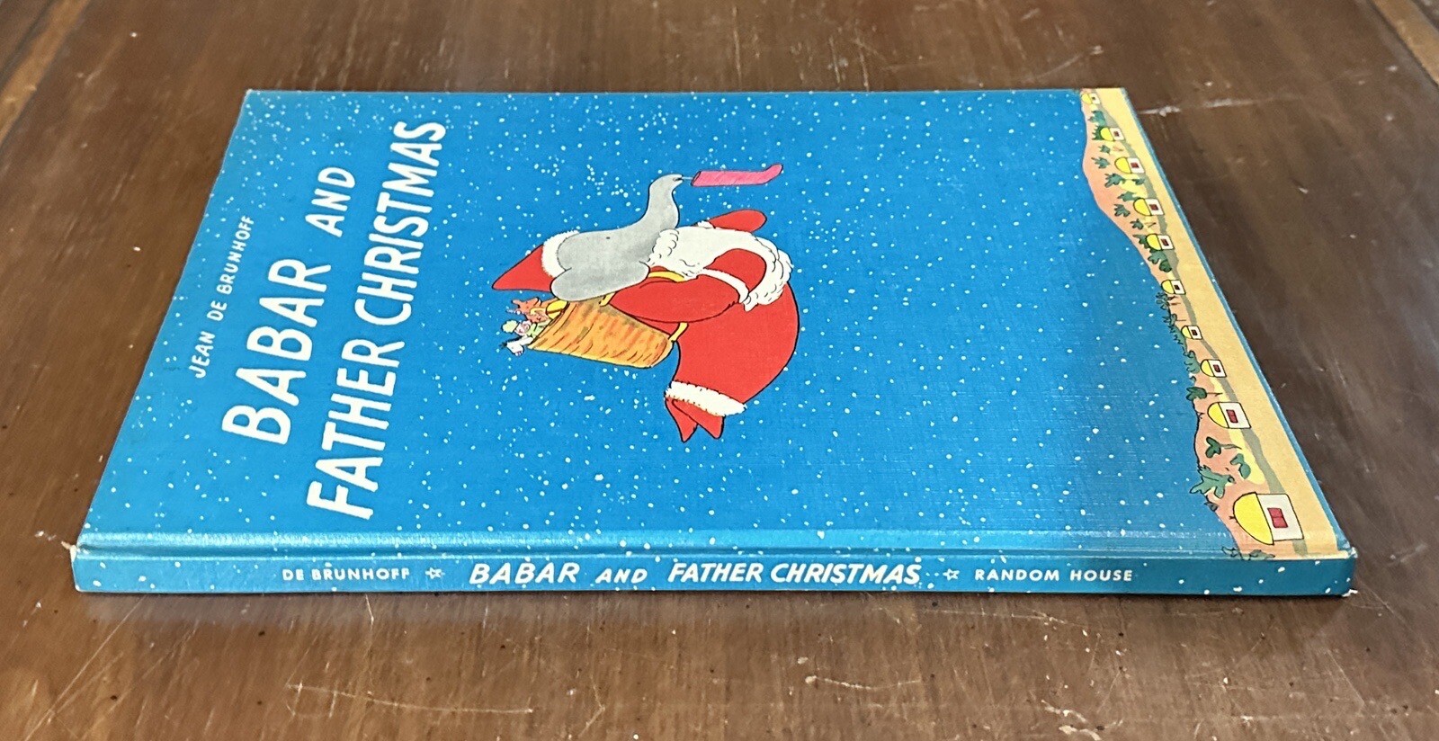 MCM BARBAR AND FATHER CHRISTMAS Jean de Brunhoff HC Random House 1940