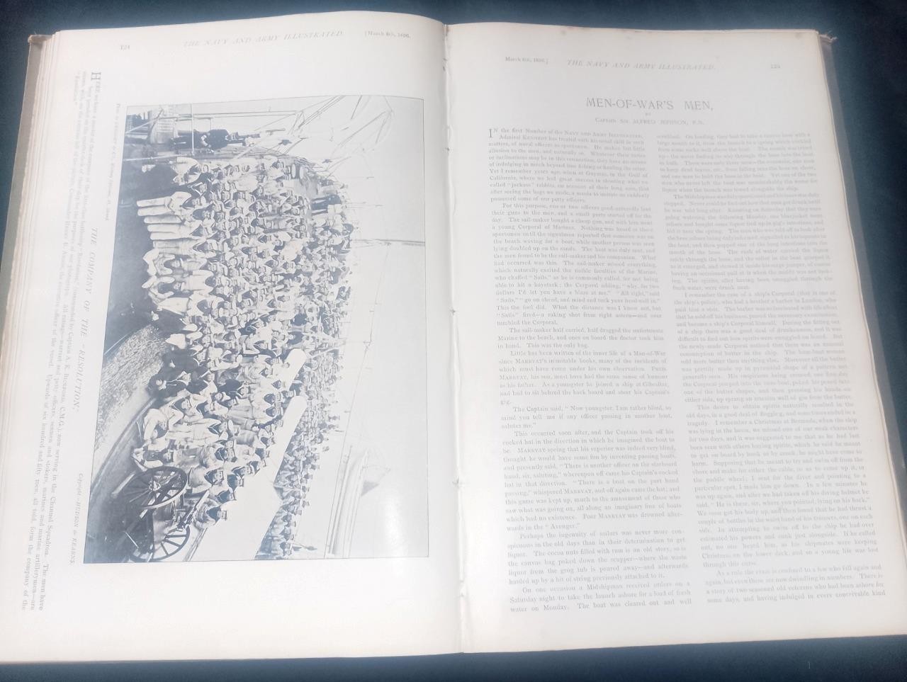 NAVY & ARMY ILLUSTRATED Vol. I 1895-6 miliary history magazine British Empire
