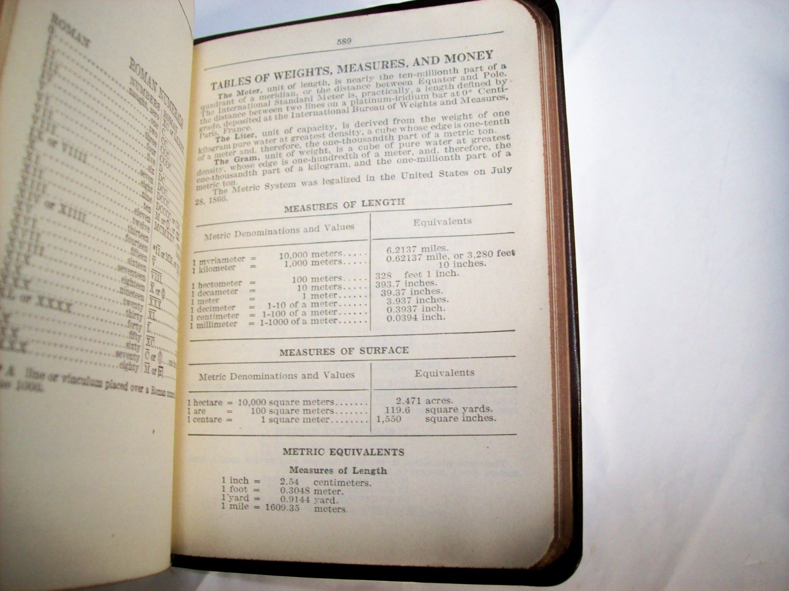 1925 THE NEW UNIVERSAL DICTIONARY JOHN C. WINSTON COMPANY LEATHER BOUND