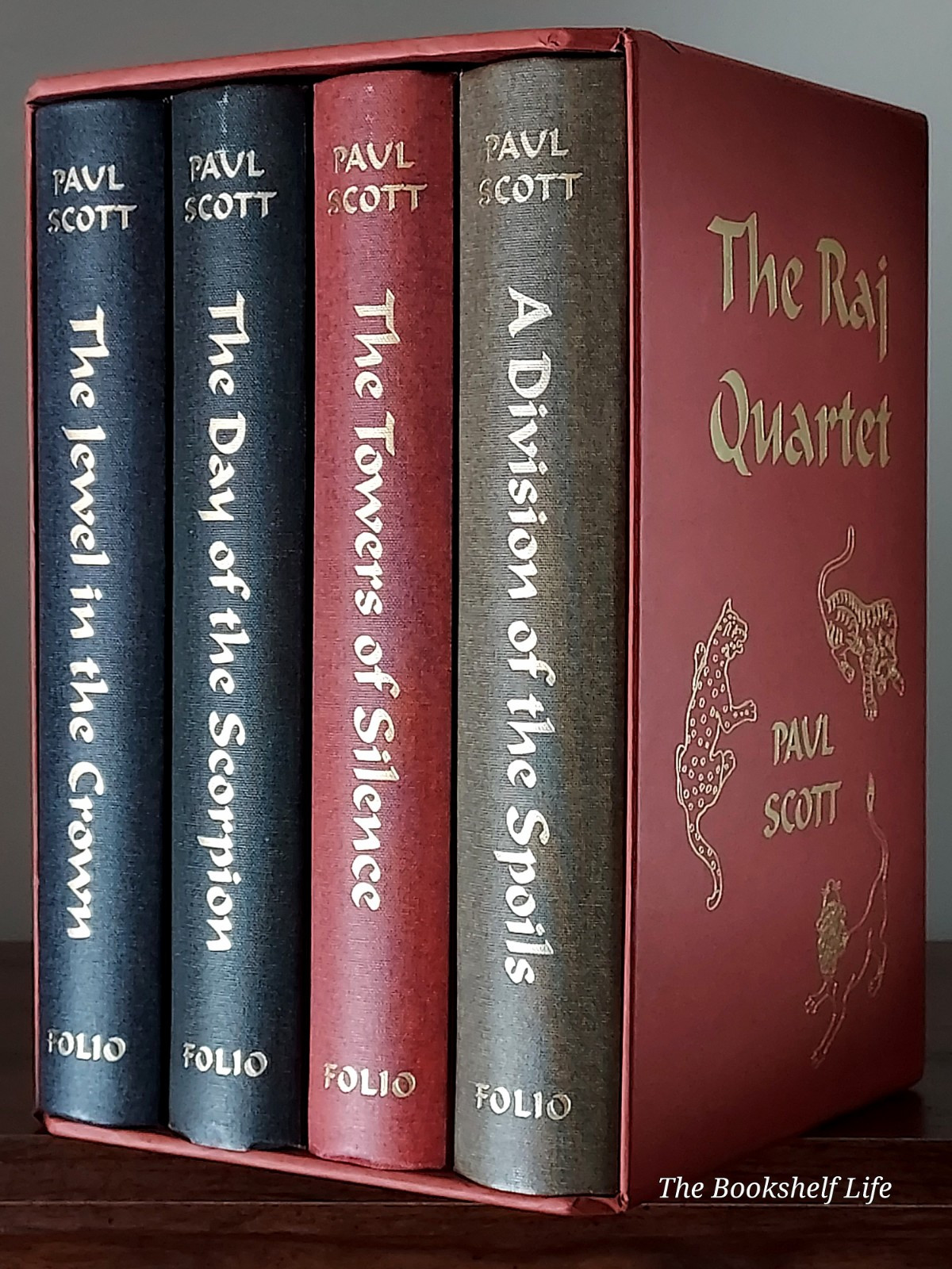 Folio Society The Raj Quartet • Paul Scott • Four Volume Box Set Post-War Novels