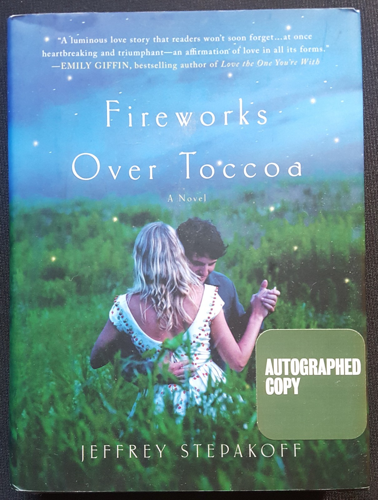 JEFFREY STEPAKOFF(The Wonder Years)Signed Book(FIREWORKS OVER TOCCOA-2010 1st Ed