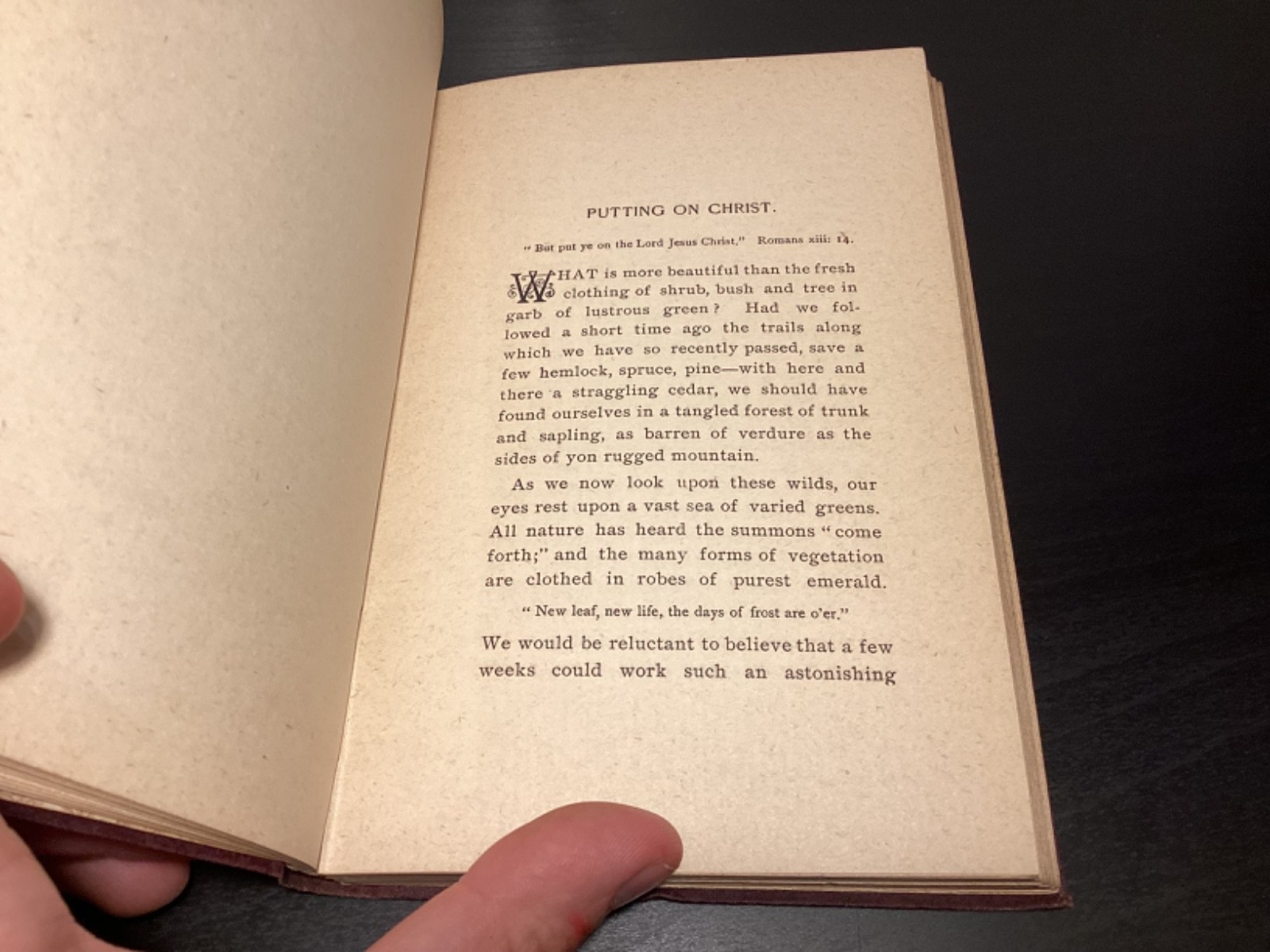INSCRIBED 1889 Sundays In The Adirondacks – Isaac S. Hartley