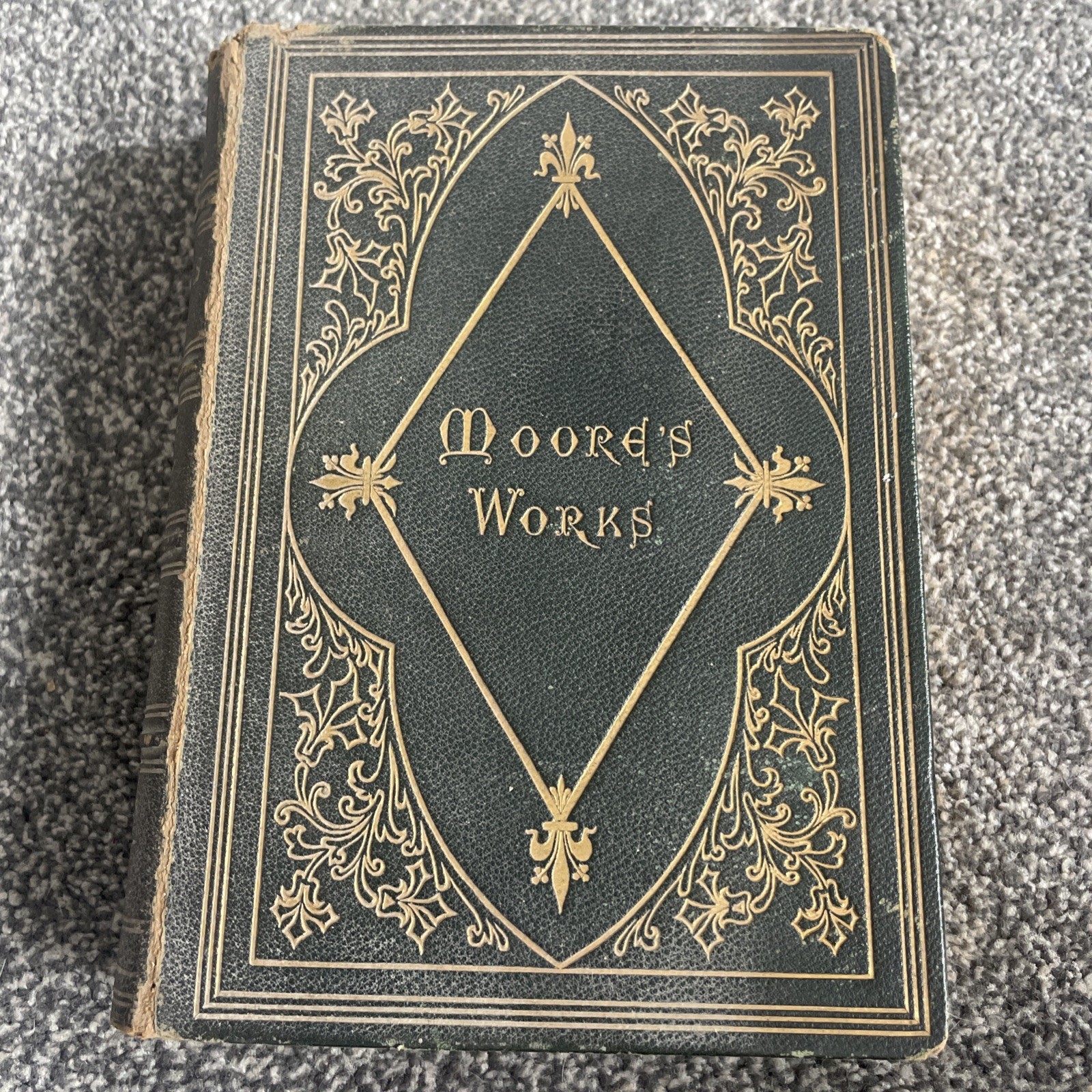 Thomas Moore Poetical Works The Chandos Poet Antique Book Frederick Warne