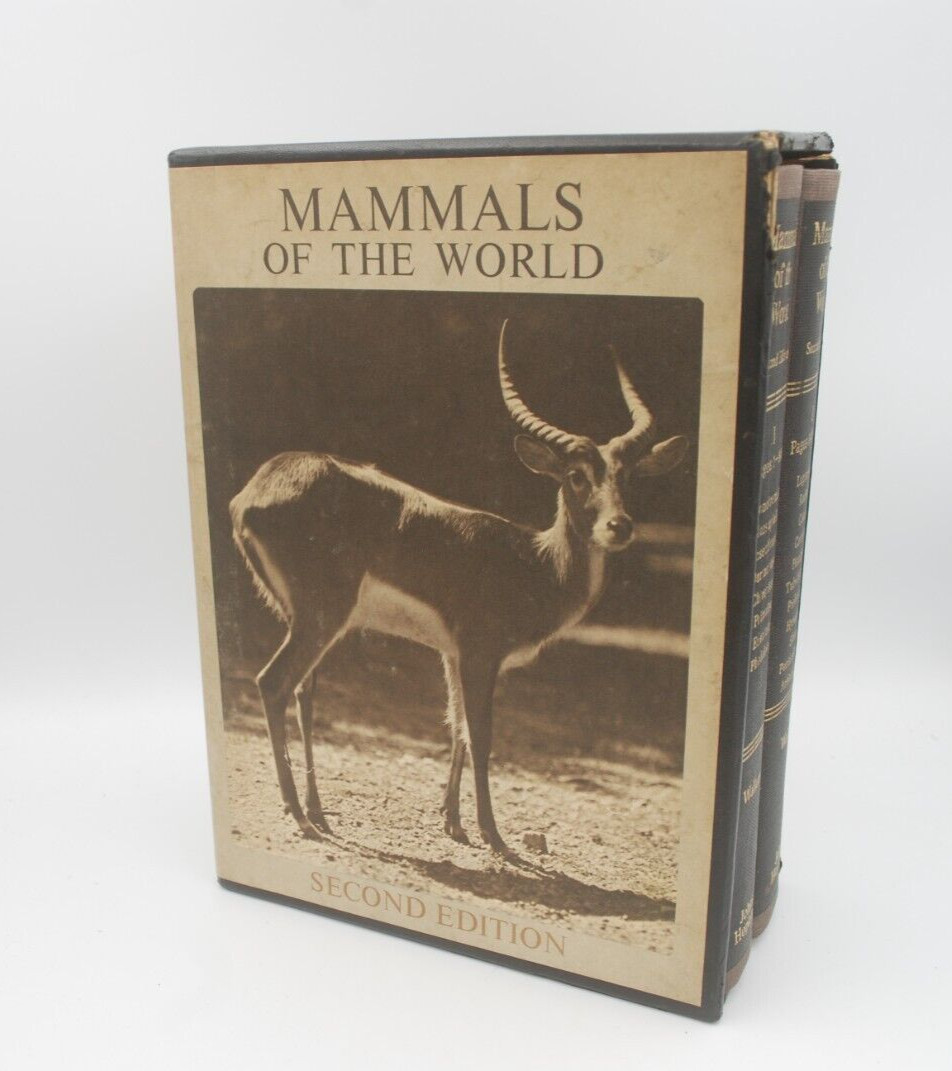 Mammals of the World, 2nd Ed, 1968, Ernest Walker and Associates, Slipcase