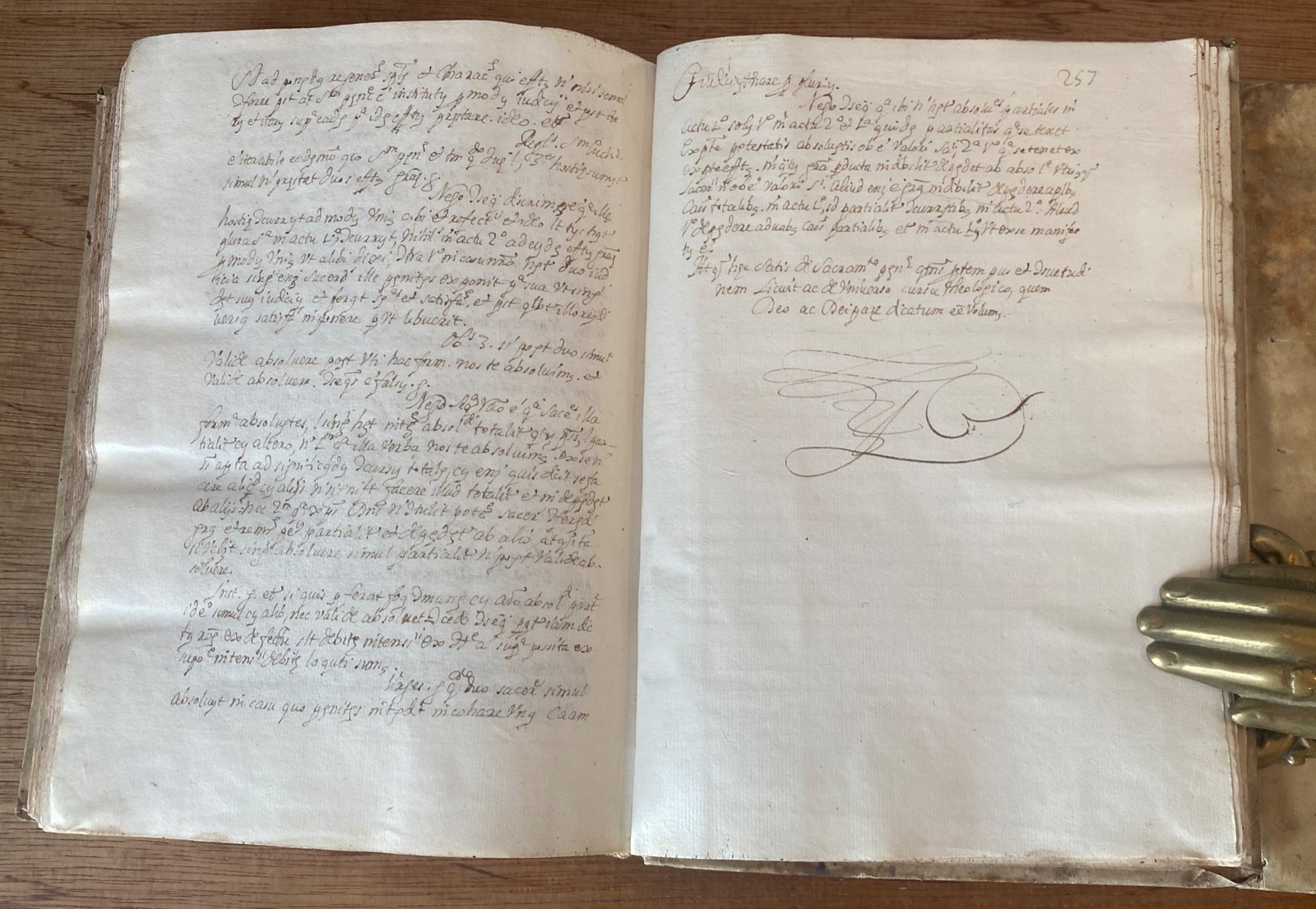 SELECTA QUAESTIONES THEOLOGICAE by St Thomas Aquinas 1679 – Manuscript Copybook