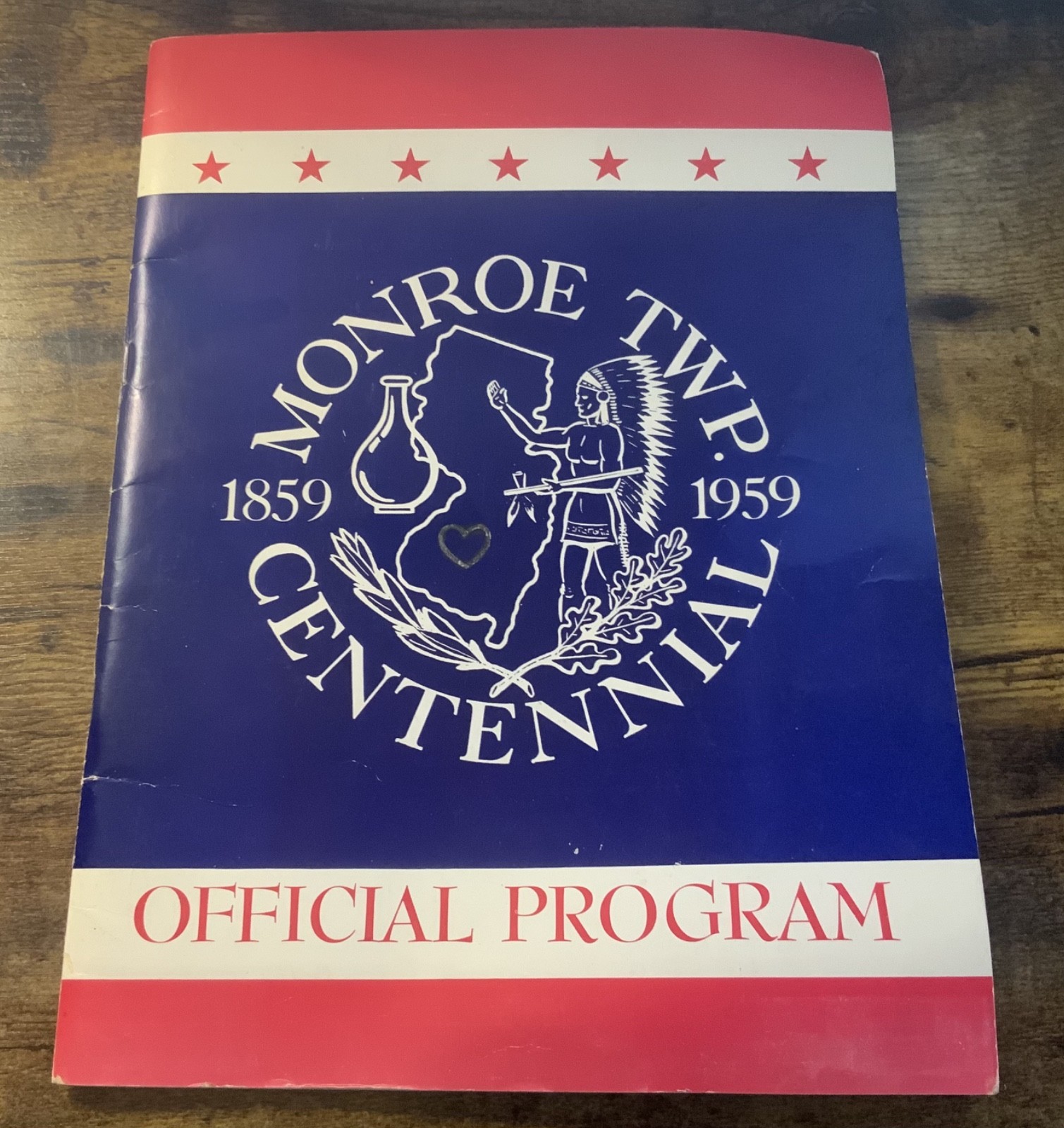 Vintage 1859-1959 Monroe Twp Centennial Official Program New Jersey NJ