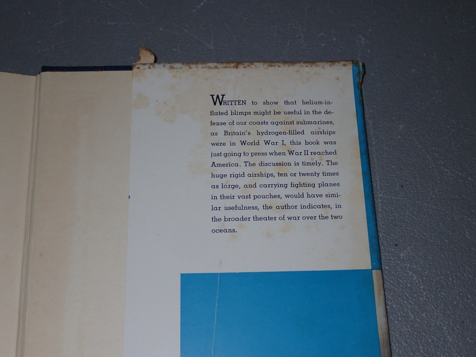 The Story of the Airship (Non-Rigid) Hugh Allen 1944