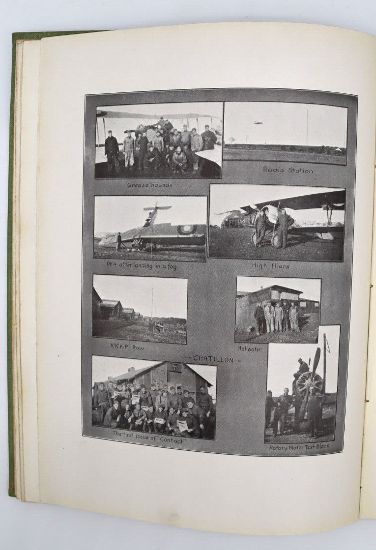 1920 World War I Aviation 639th Aero Squadron Book HC 1st Edition Illust. 126p
