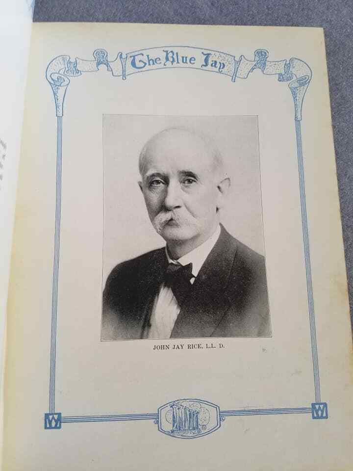 1919 Missouri Westminster College Yearbook Fulton Blue Jay Rare!