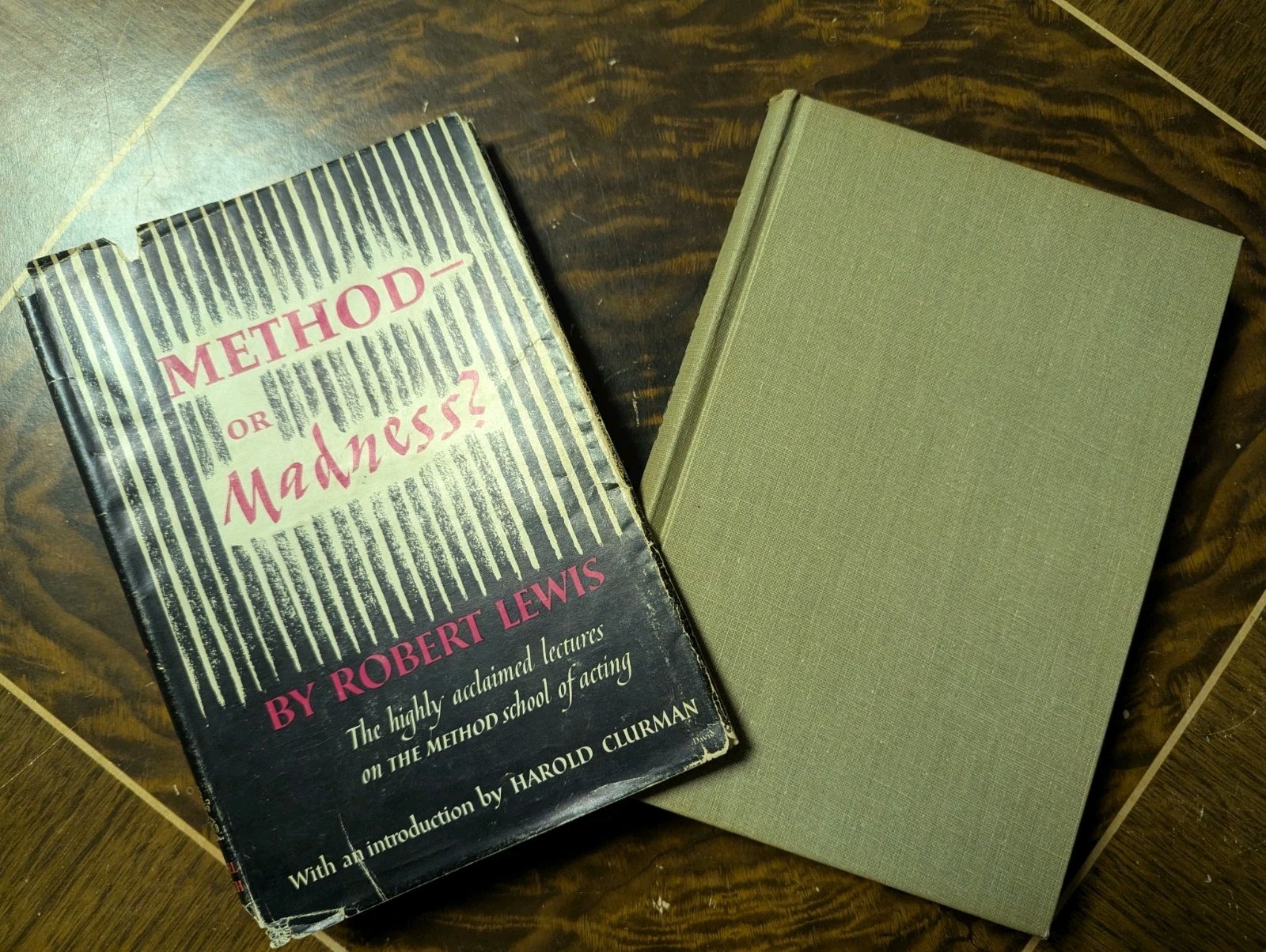1958 METHODS OR MADNESS Robert Lewis Acting Old Style Broadway ACTOR Skills 1stE