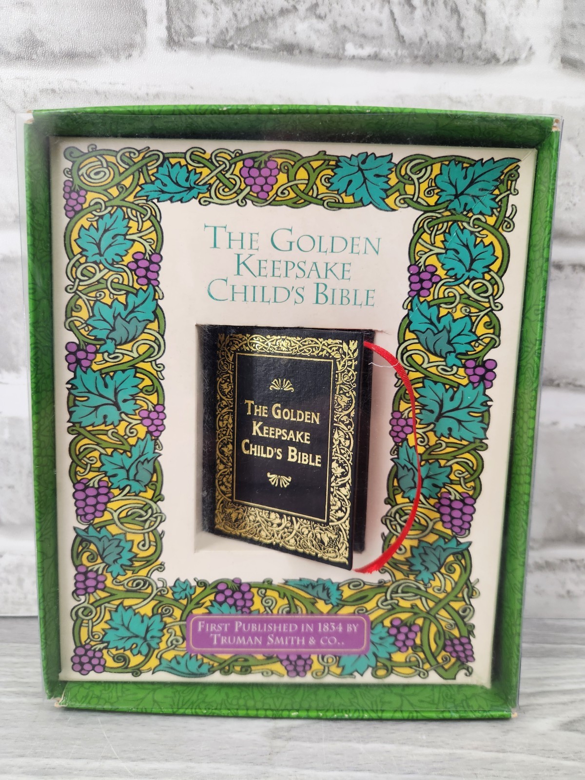 Vintage 1999 THE GOLDEN KEEPSAKE CHILD’S BIBLE Little Golden Books Mini (1)
