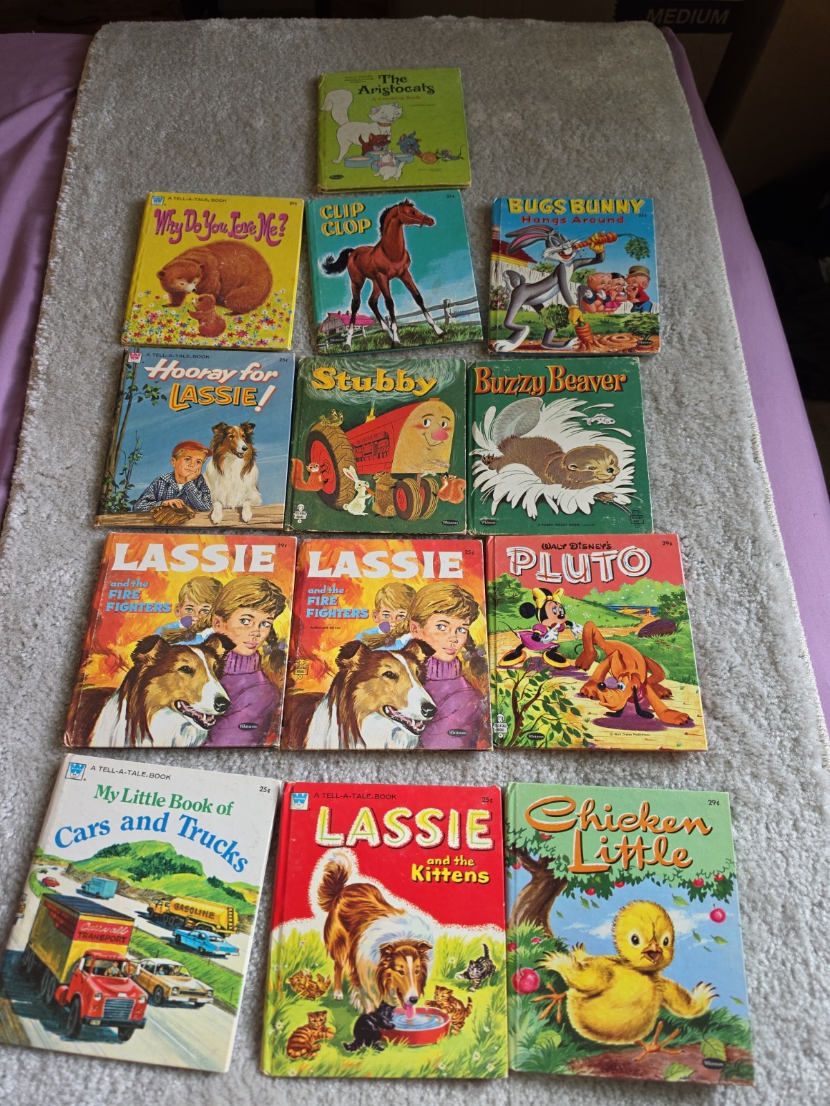 Vintage Tell-A-Tale Childrens Book Lot 13 Whitman 1950s 1960s 1970s Hardcover