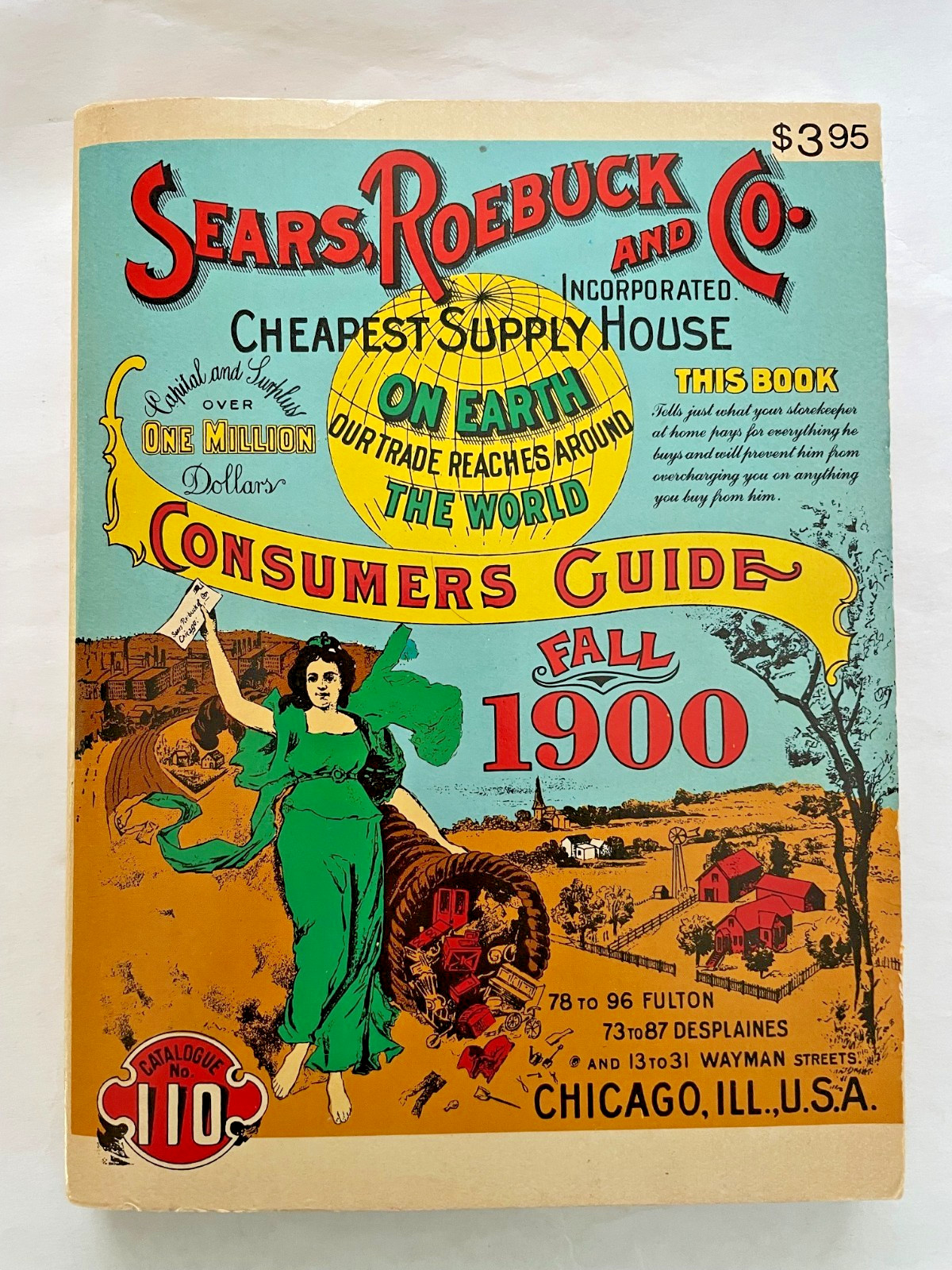 Sears Roebuck & Co Fall 1900 Catalog Reproduction Illustrated Paperback 1970