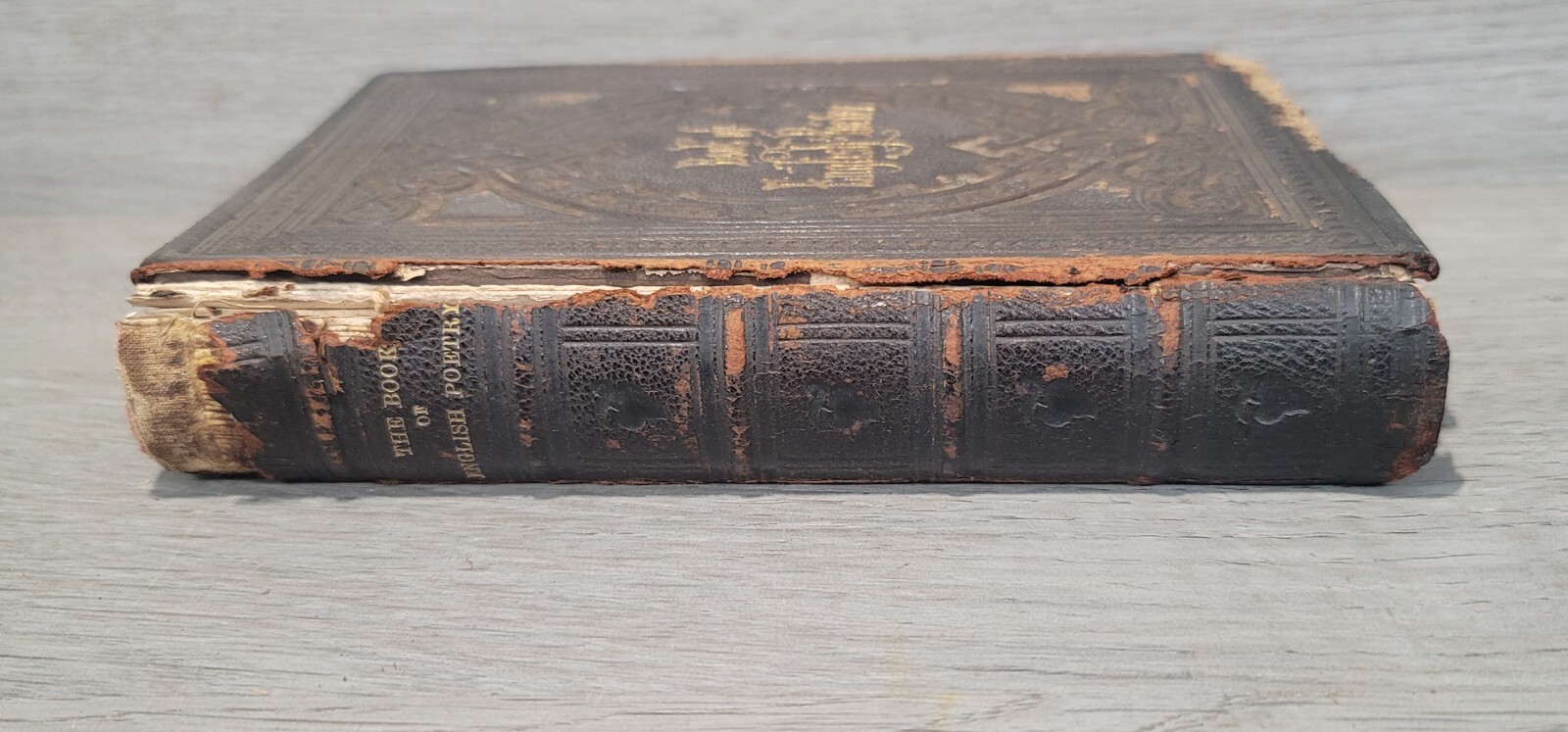 English Poetry 1855 Book of Critical Biographical Scetches Of Poets Nelson & Son