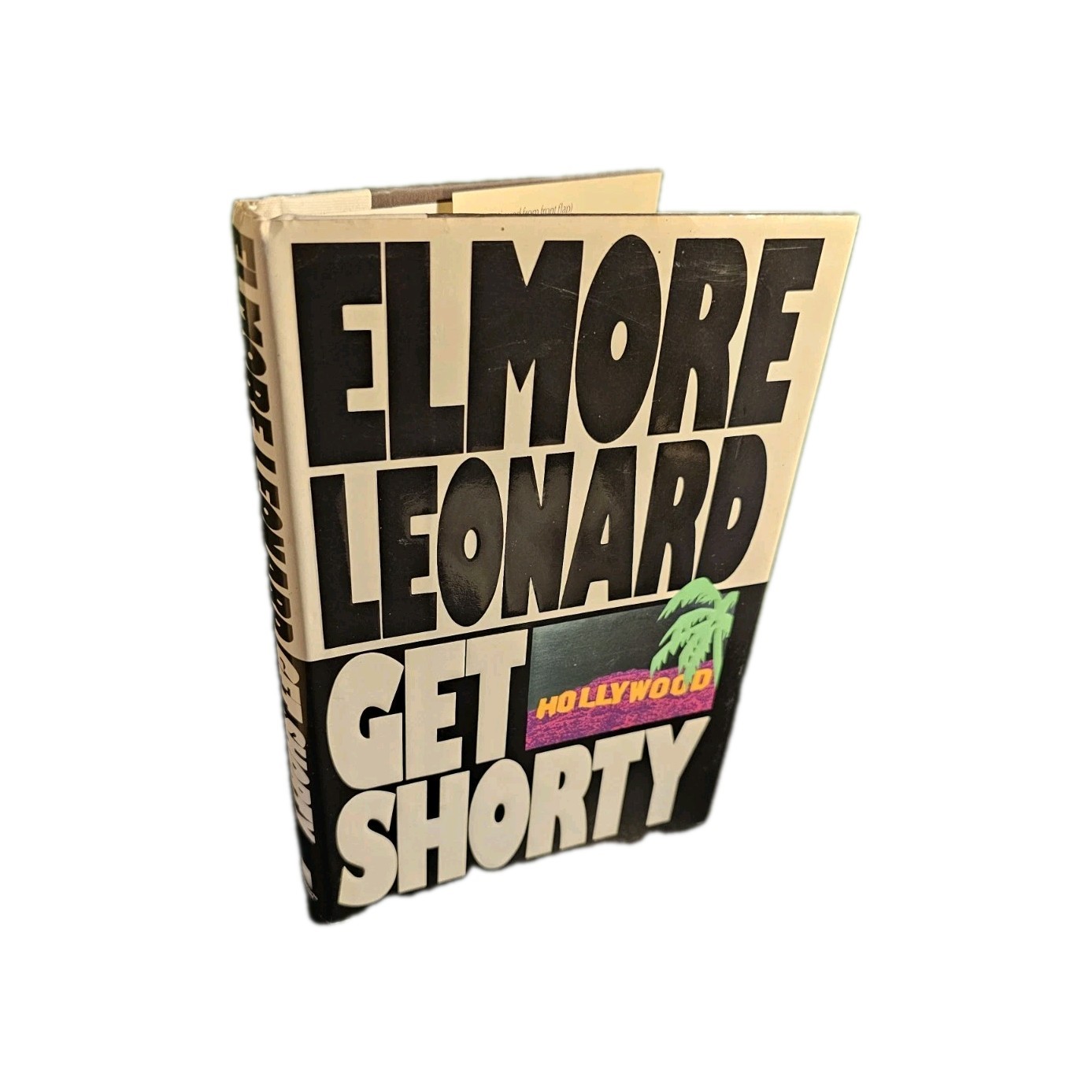 Get Shorty Elmore Leonard 1st Edition Printing 1990 HC DJ Delacorte Crime Novel