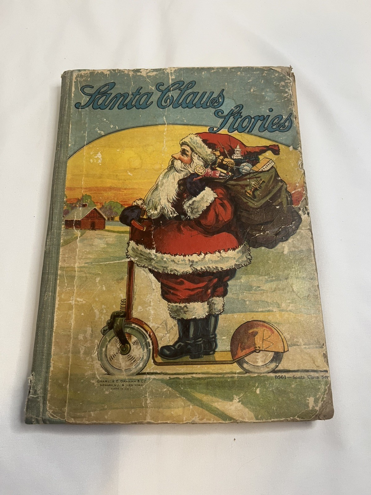 Antique/Vintage Santa Claus Book Charles E Graham & Co Hardcover HTF READ